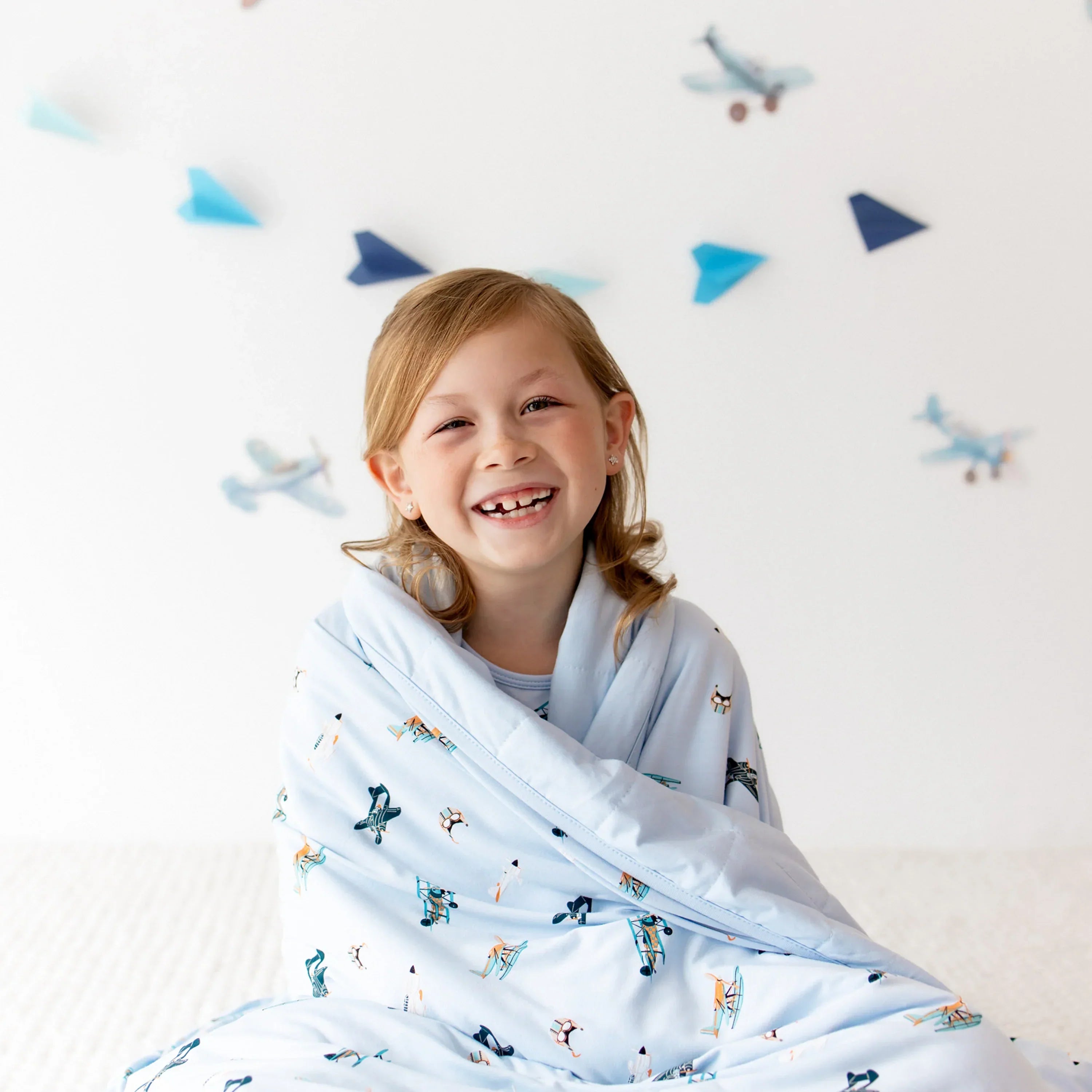 Youth Blanket in Take Off 1.0 Secondary image