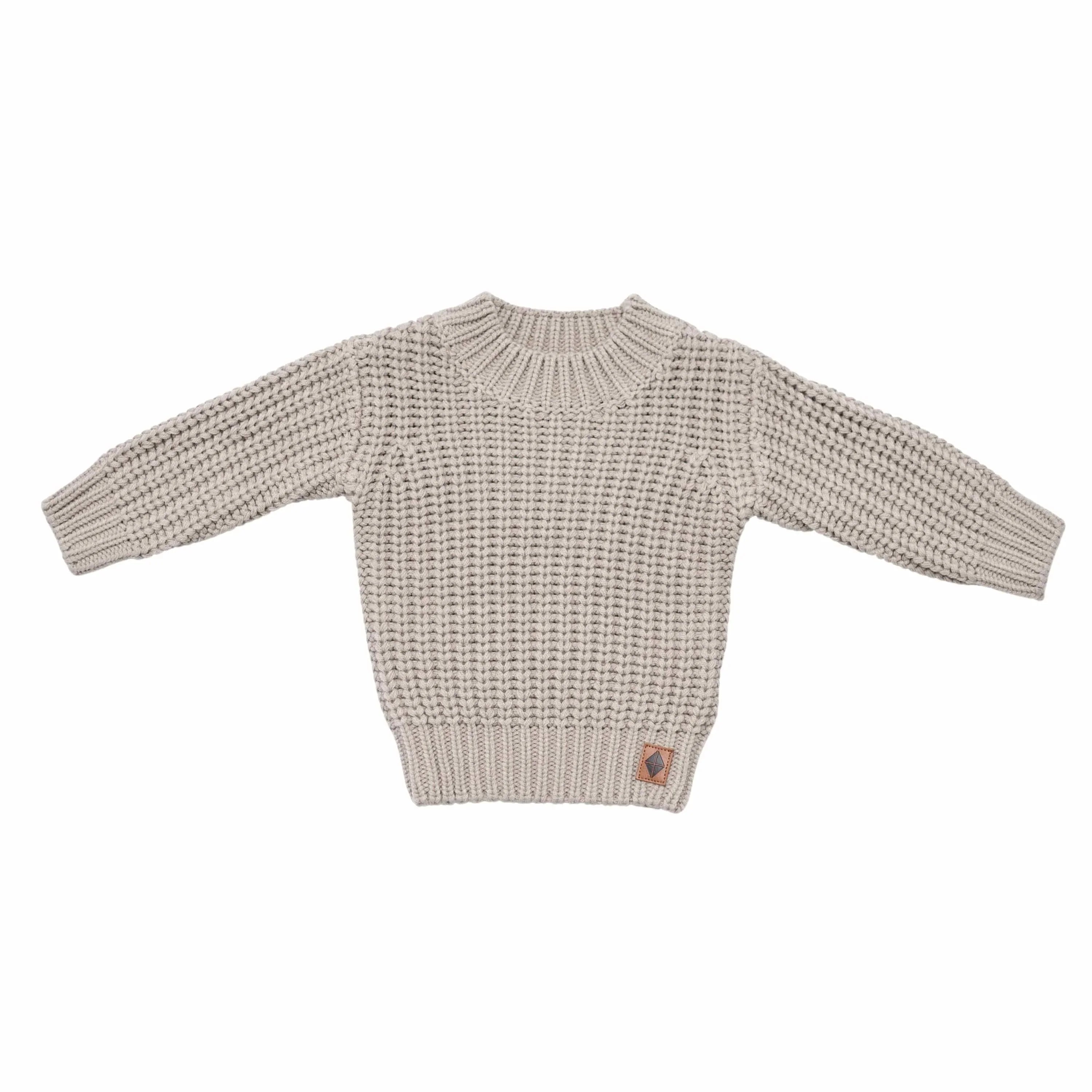 Chunky Knit Sweater in Almond Secondary image