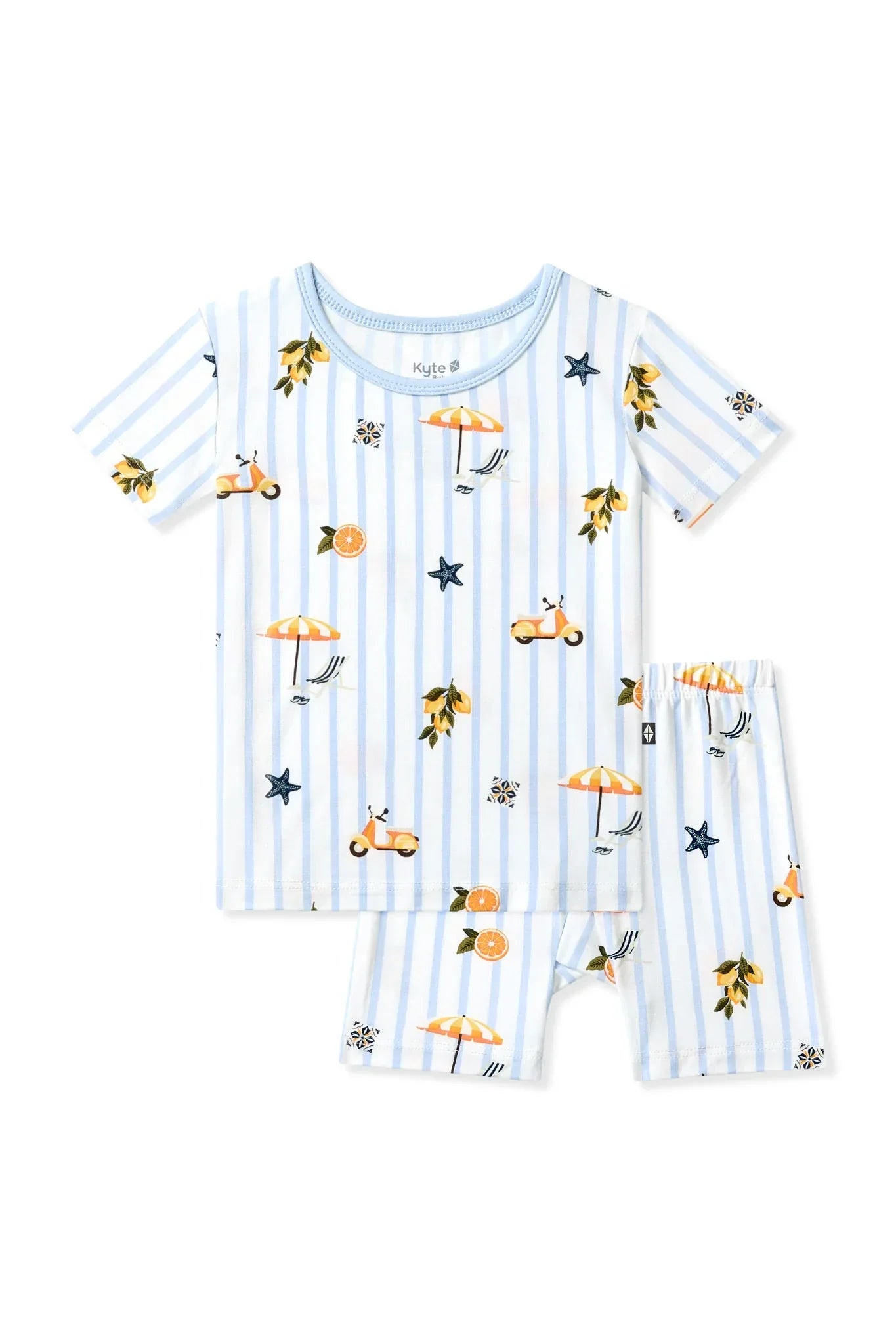 Short Sleeve Pajamas in Amalfi Coast Secondary image