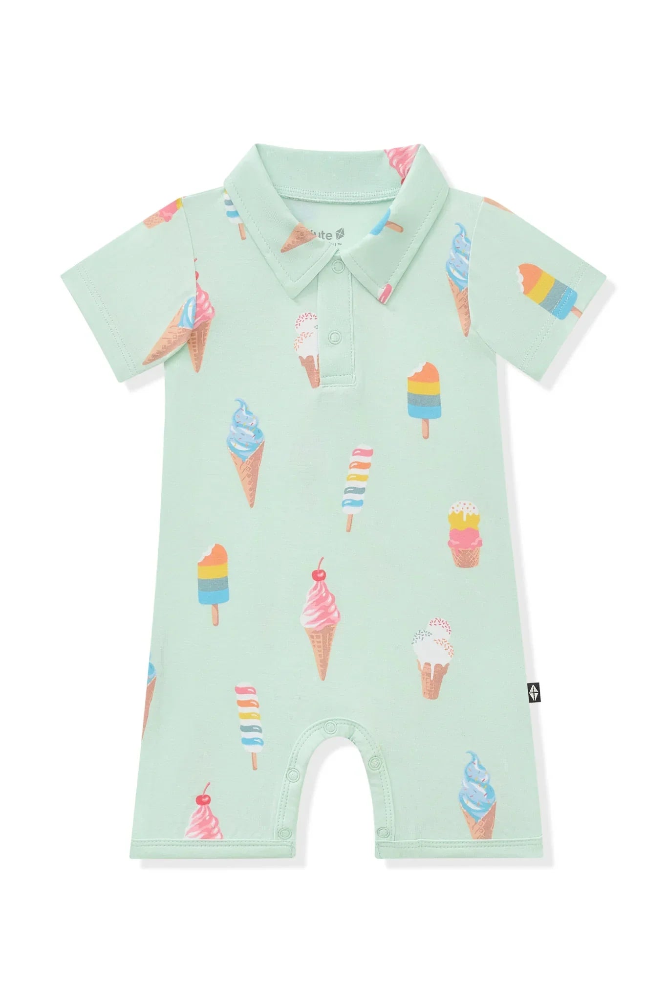 Polo Shortall in Mint Ice Cream Secondary image