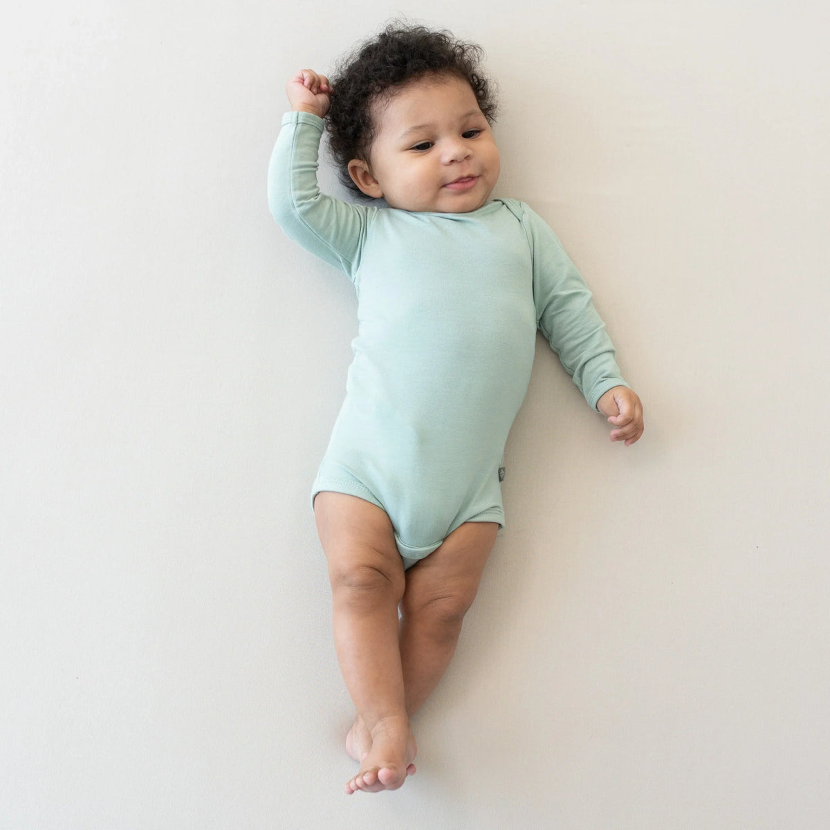 Long Sleeve Bodysuit in Sage Main image