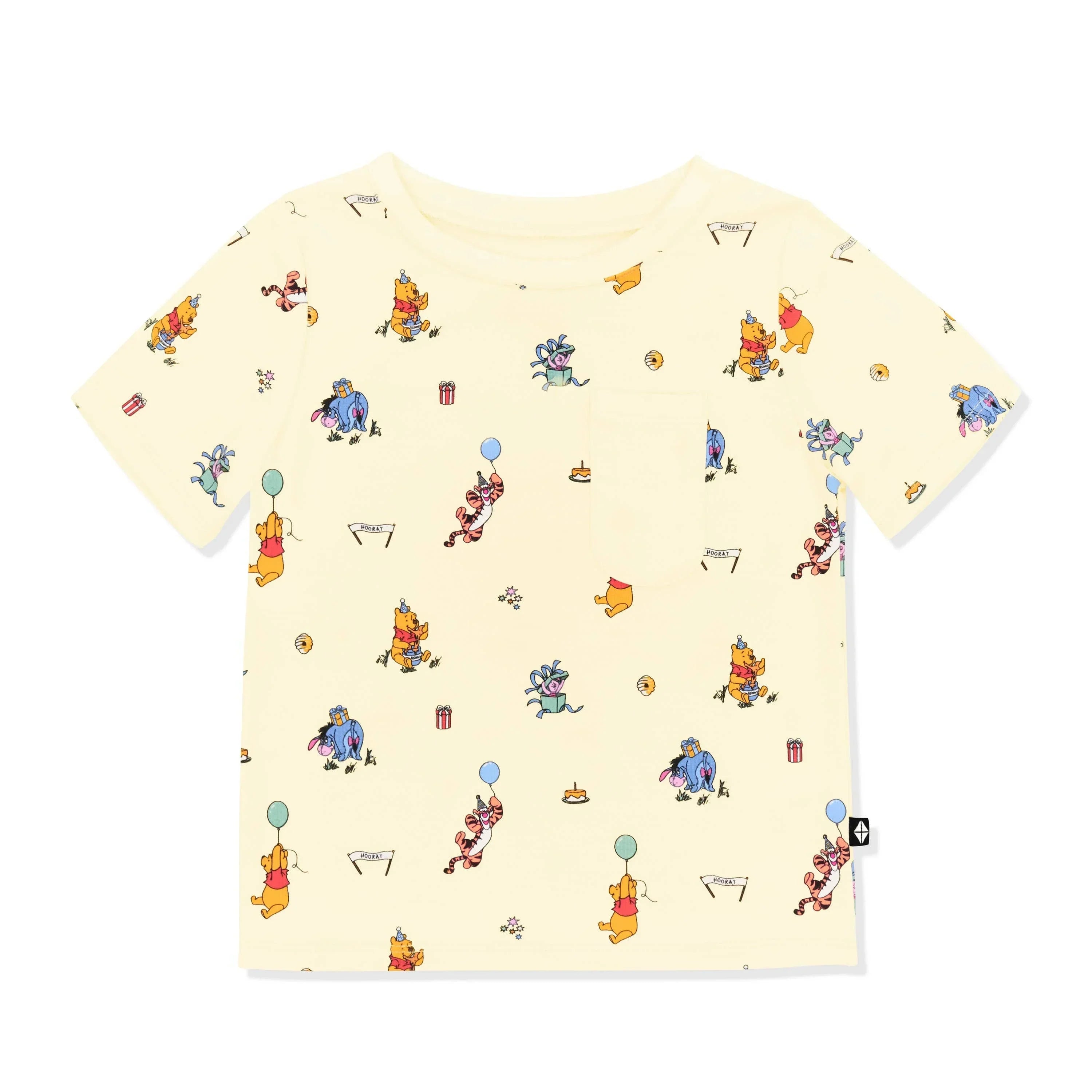 Toddler Crew Neck Tee in Winnie the Pooh Celebration Secondary image