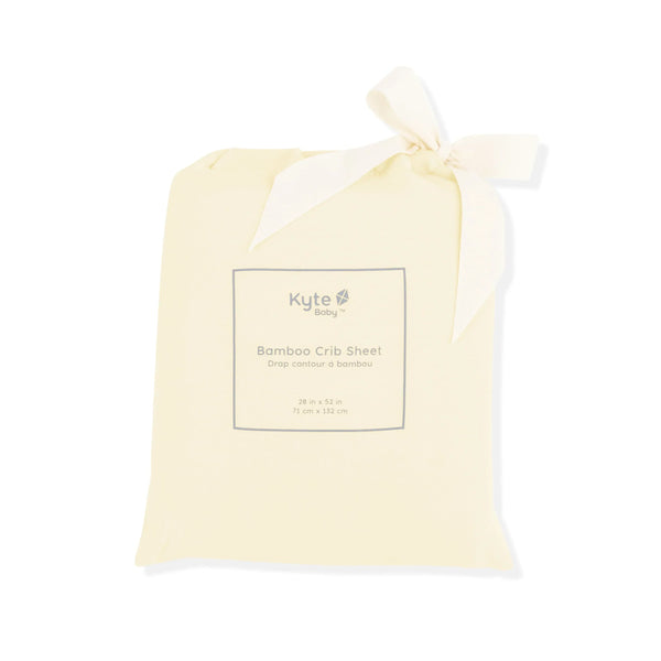 Crib Sheet in Chamomile