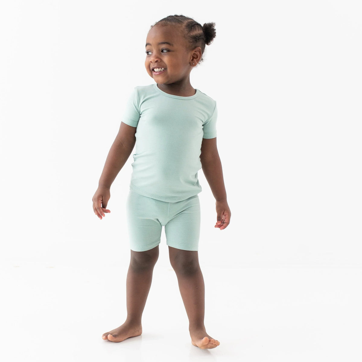 Short Sleeve Pajamas in Sage Main image