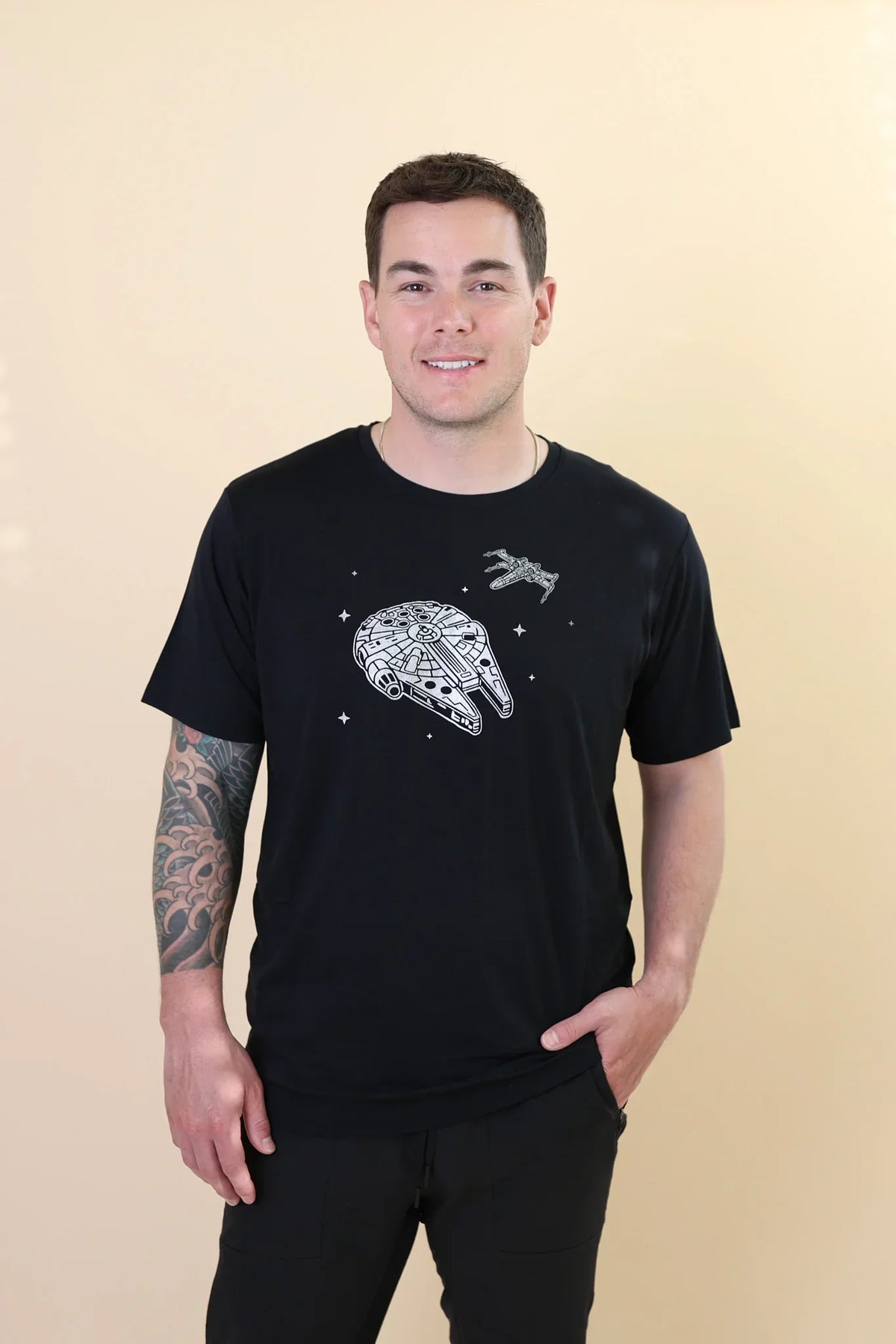 Men's Crew Neck Tee in Millennium Falcon™ Main image
