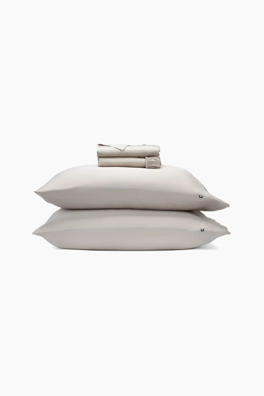 Bamboo Sateen Sheet Set in Sand Stone