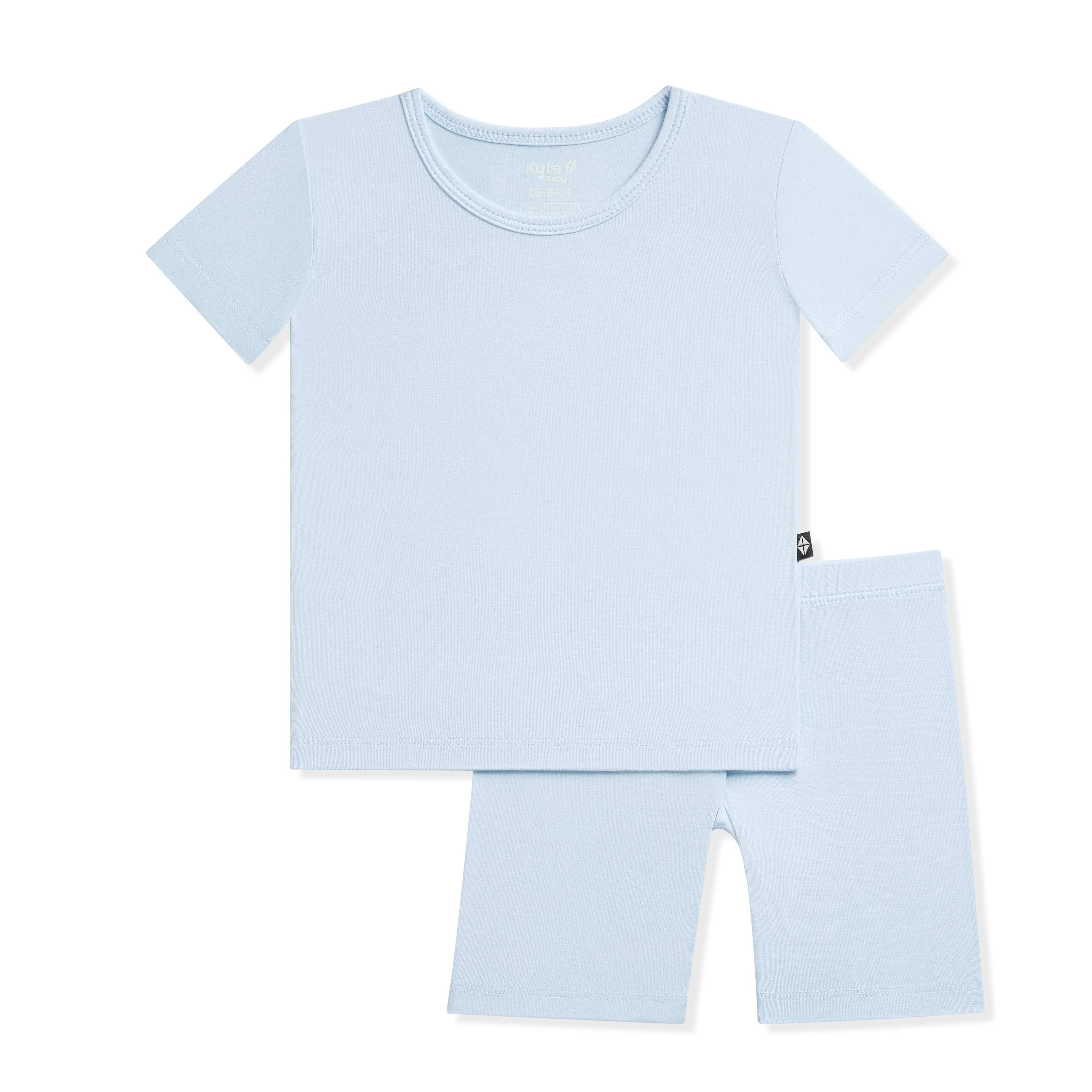 Short Sleeve Pajamas in Breeze Secondary image