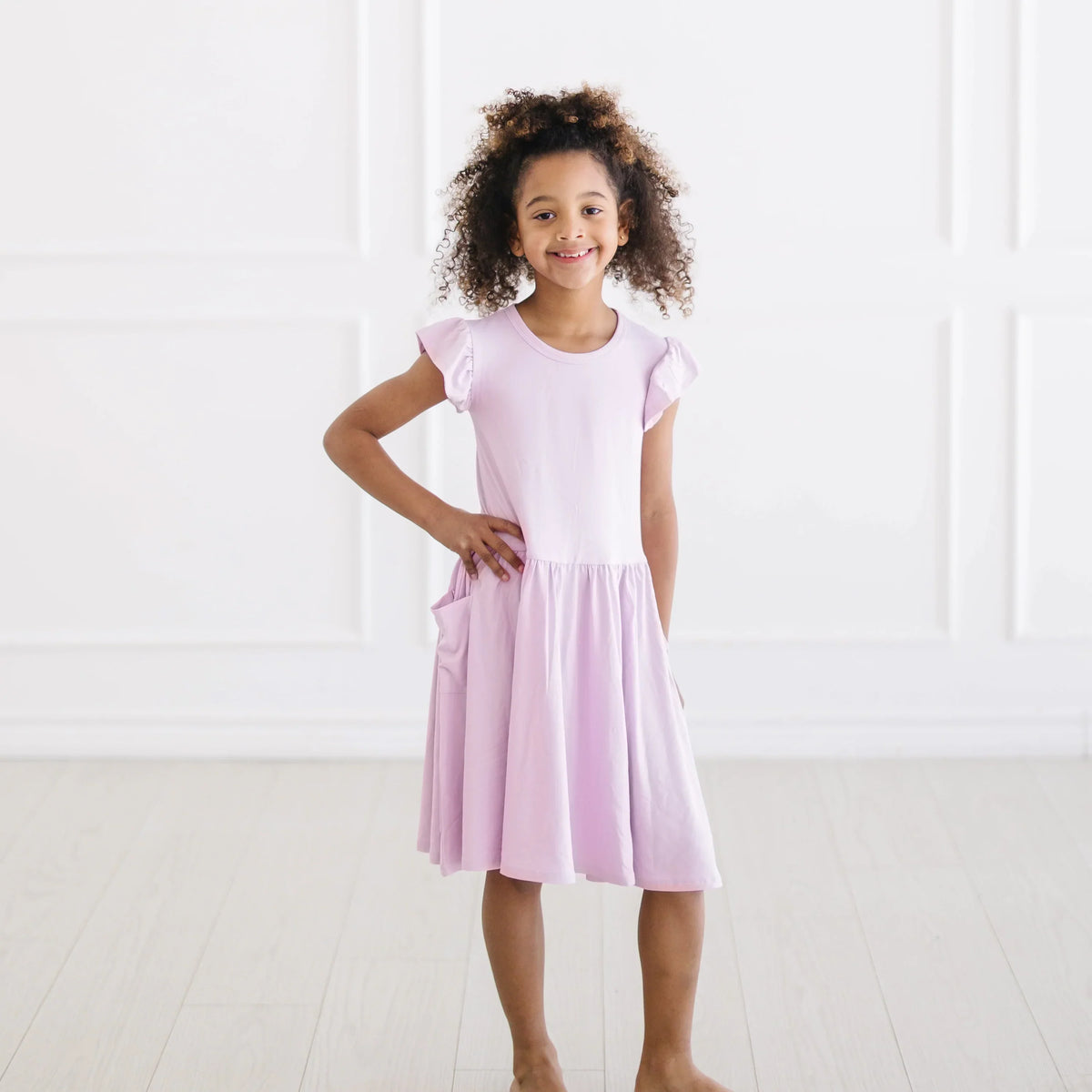 Pocket Dress in Thistle Main image