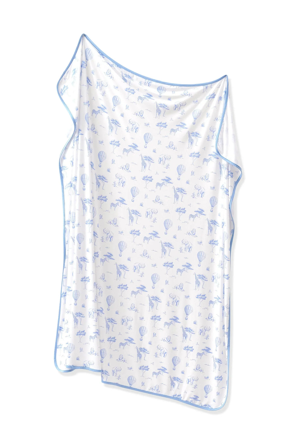Swaddle Blanket in Toile Safari