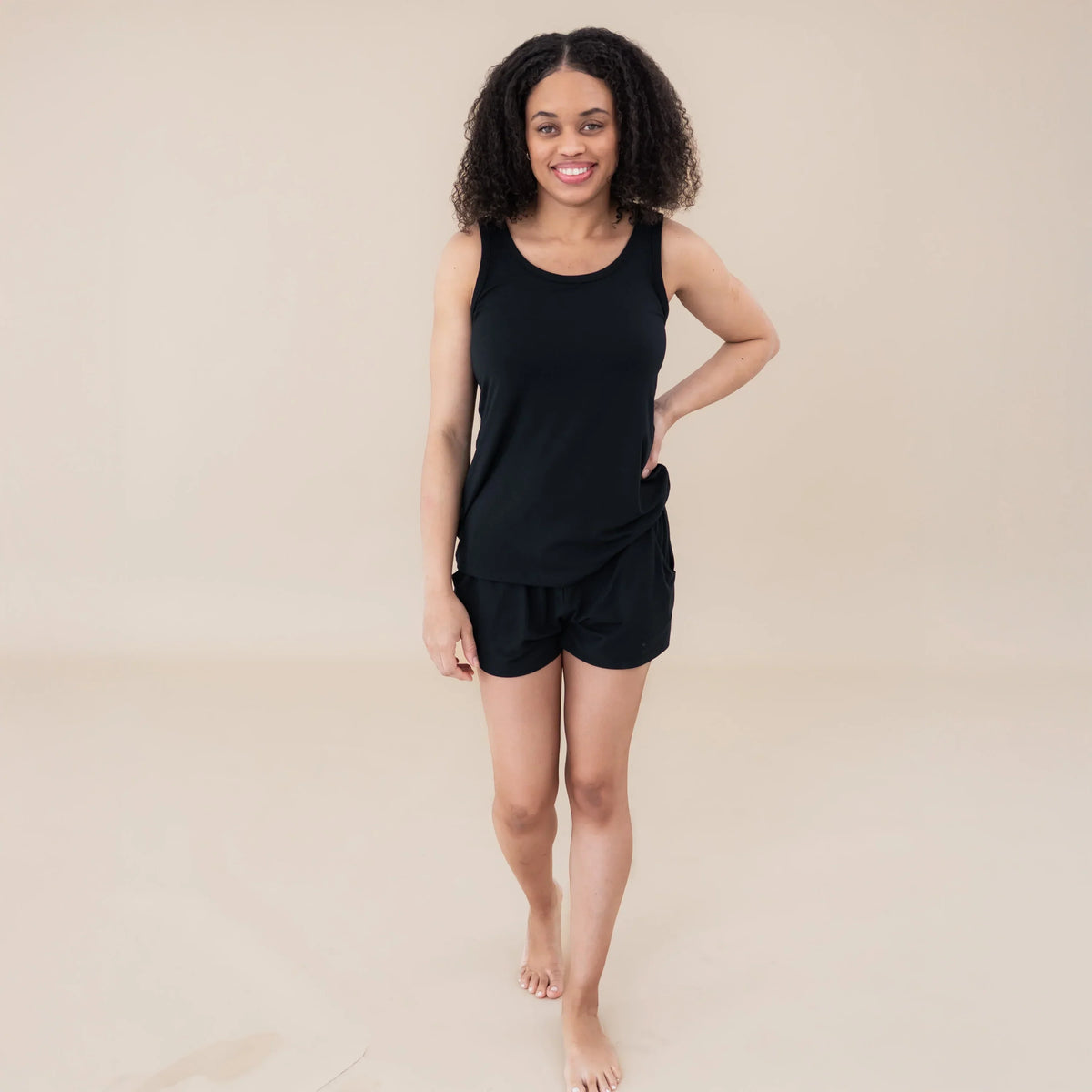 Women’s Tank Set in Midnight Main image