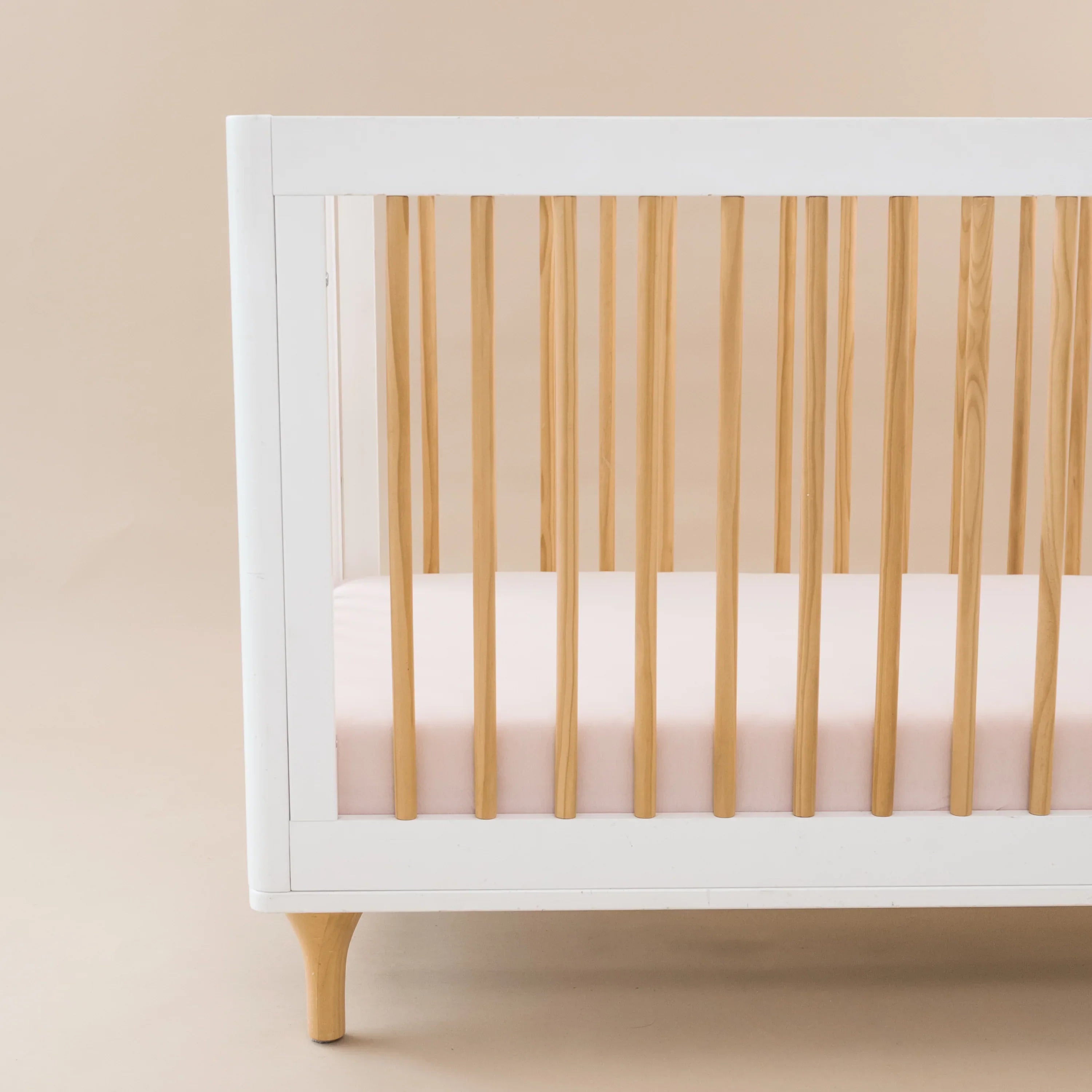 Crib Sheet in Blush Secondary image