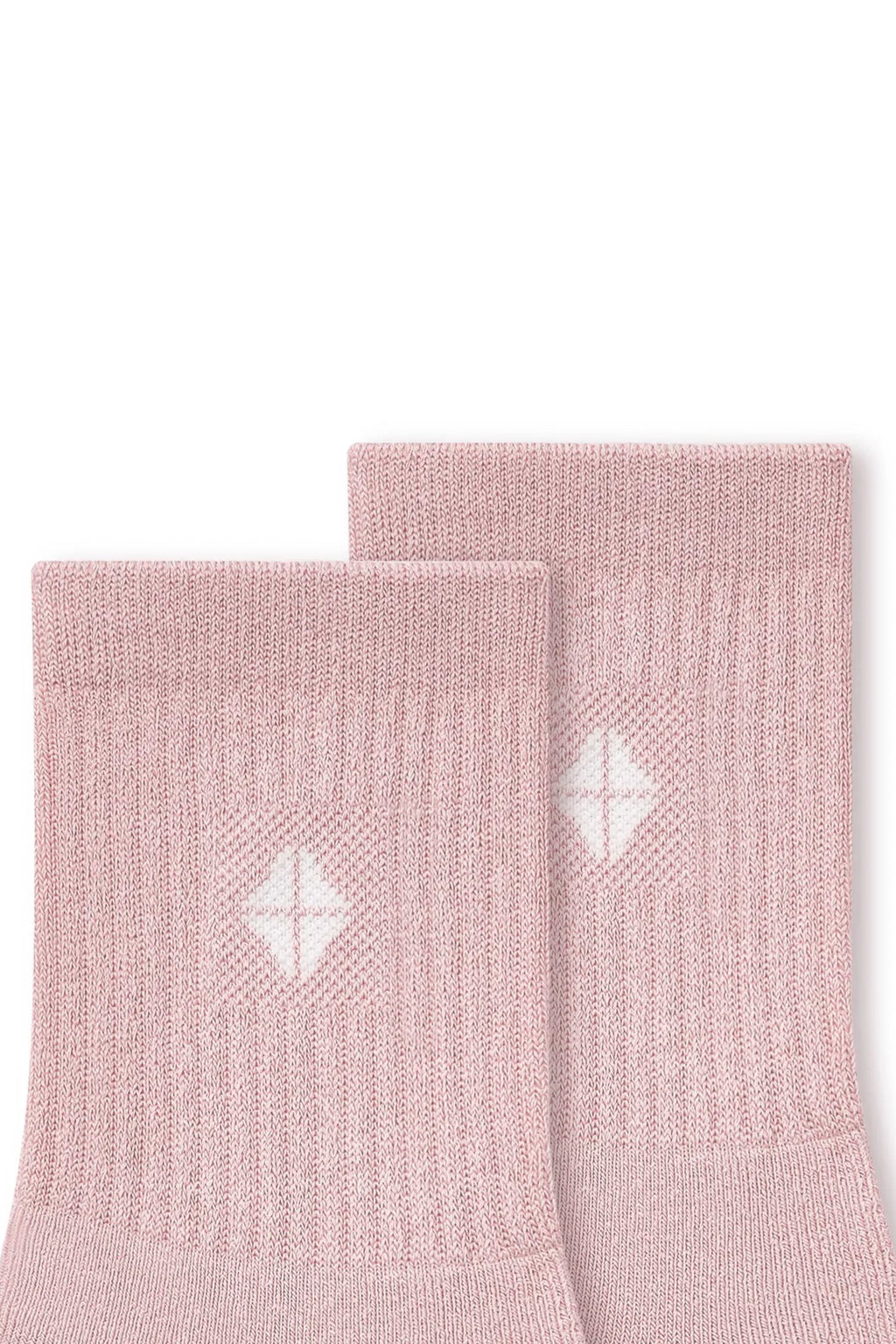 Adult Crew Socks in Blush