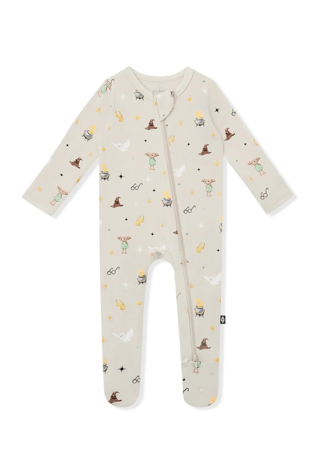 Zippered Footie in Starry Icon