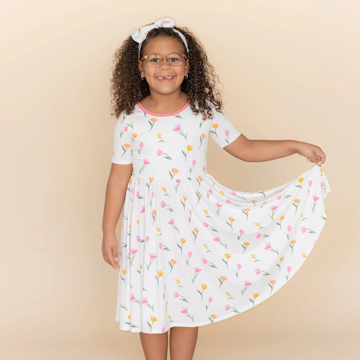 Twirl Dress in Tulip Main image