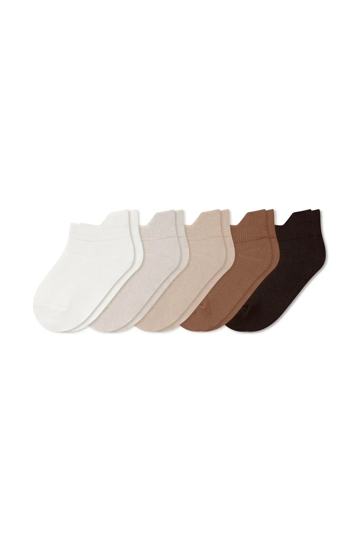 Ankle Socks Combo 5-Pack in Cafe Main image