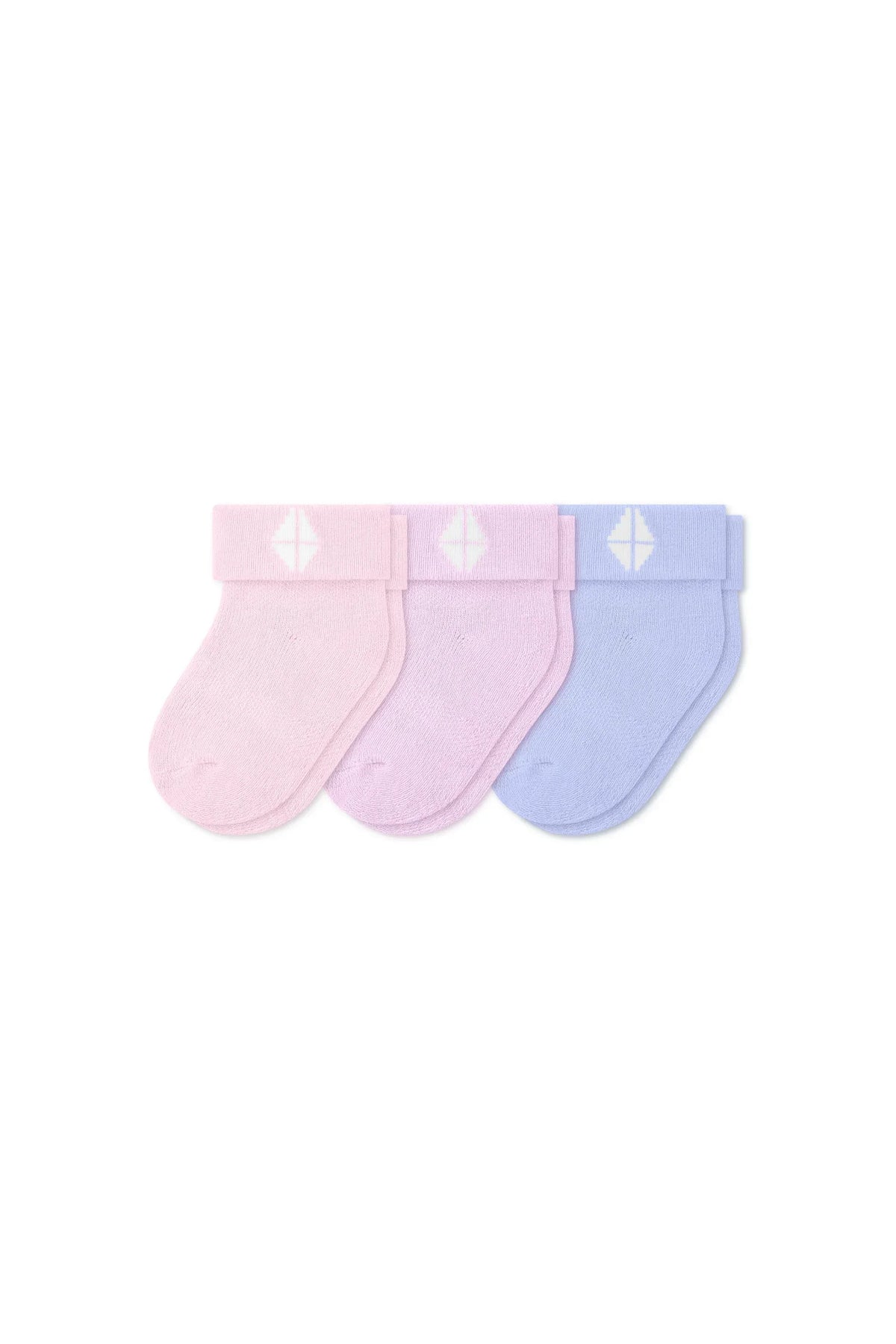 Baby 3-Pack Socks in Petal Main image
