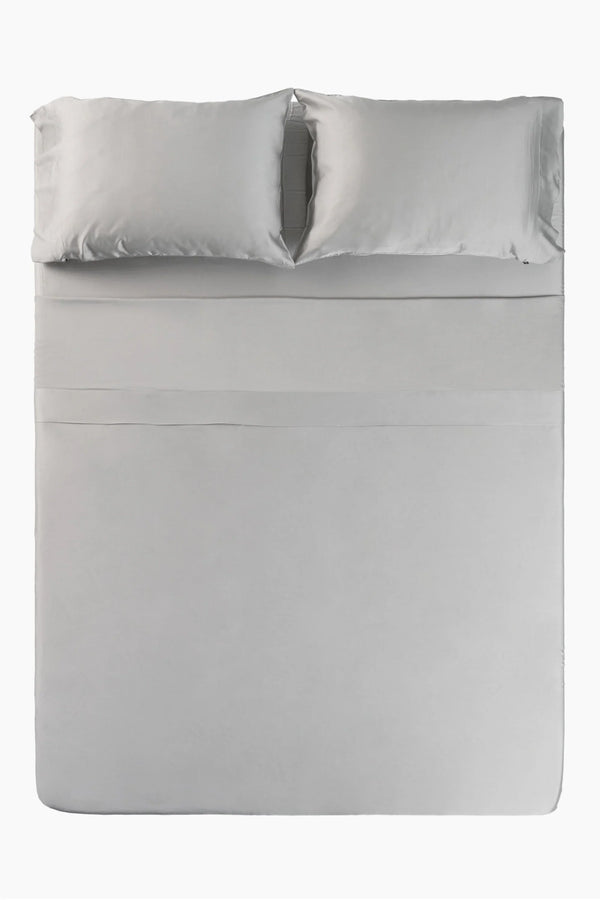 Bamboo Sateen Sheet Set in Dove Gray
