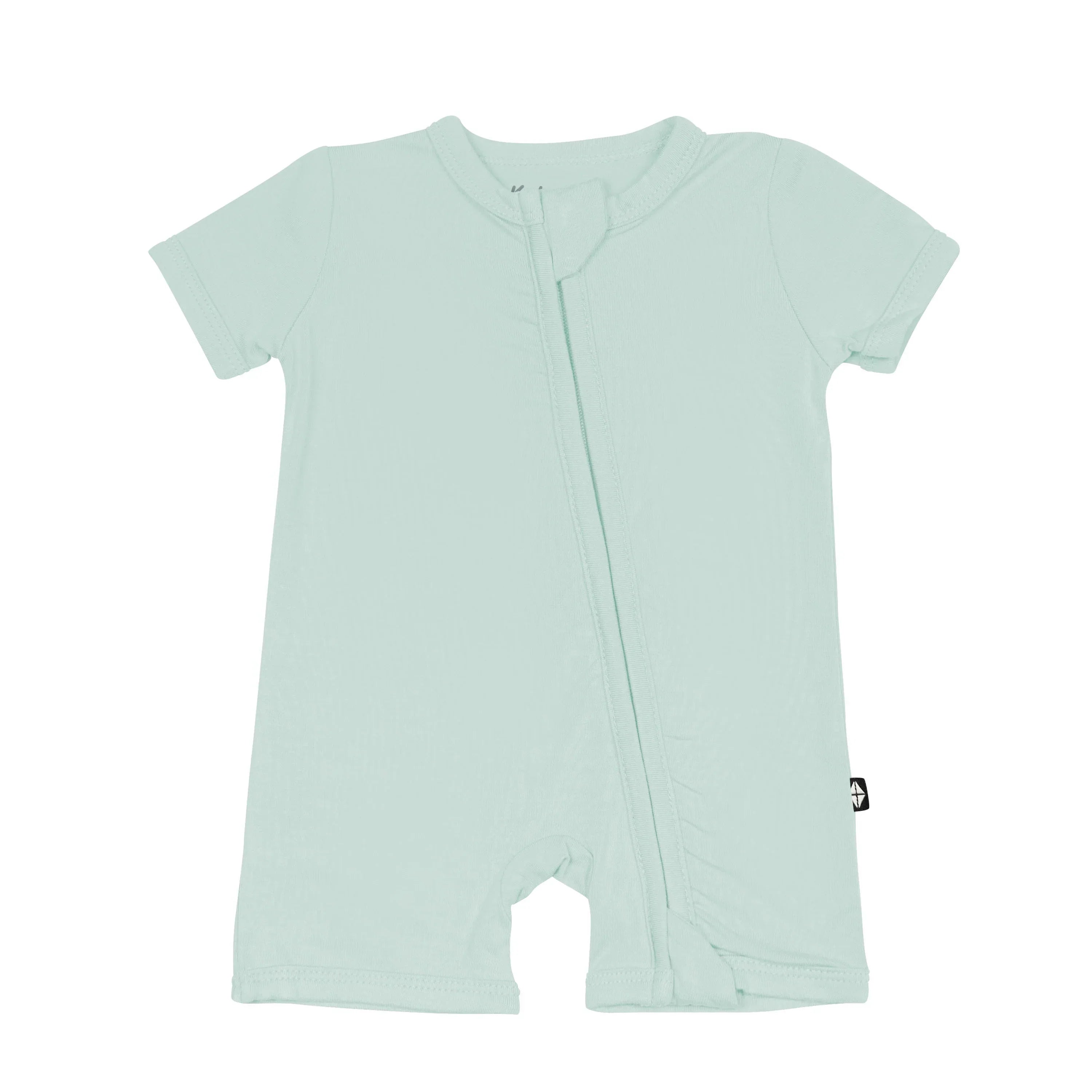 Zippered Shortall Romper in Sage Secondary image