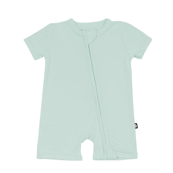 Zippered Shortall Romper in Sage