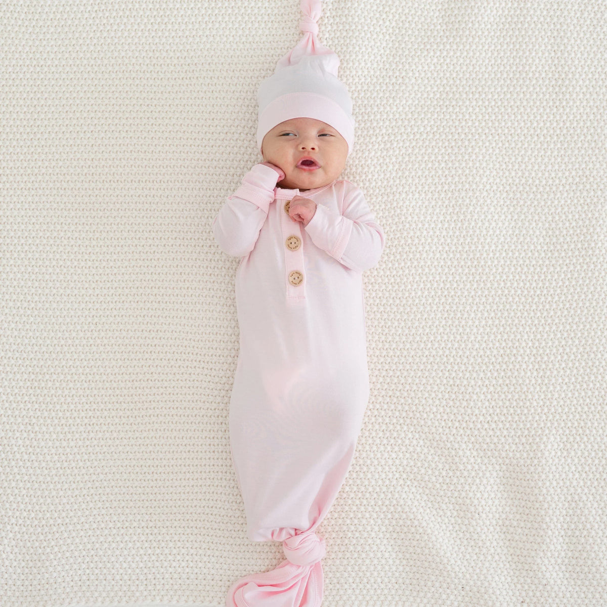 Knotted Gown with Hat Set in Sakura Main image
