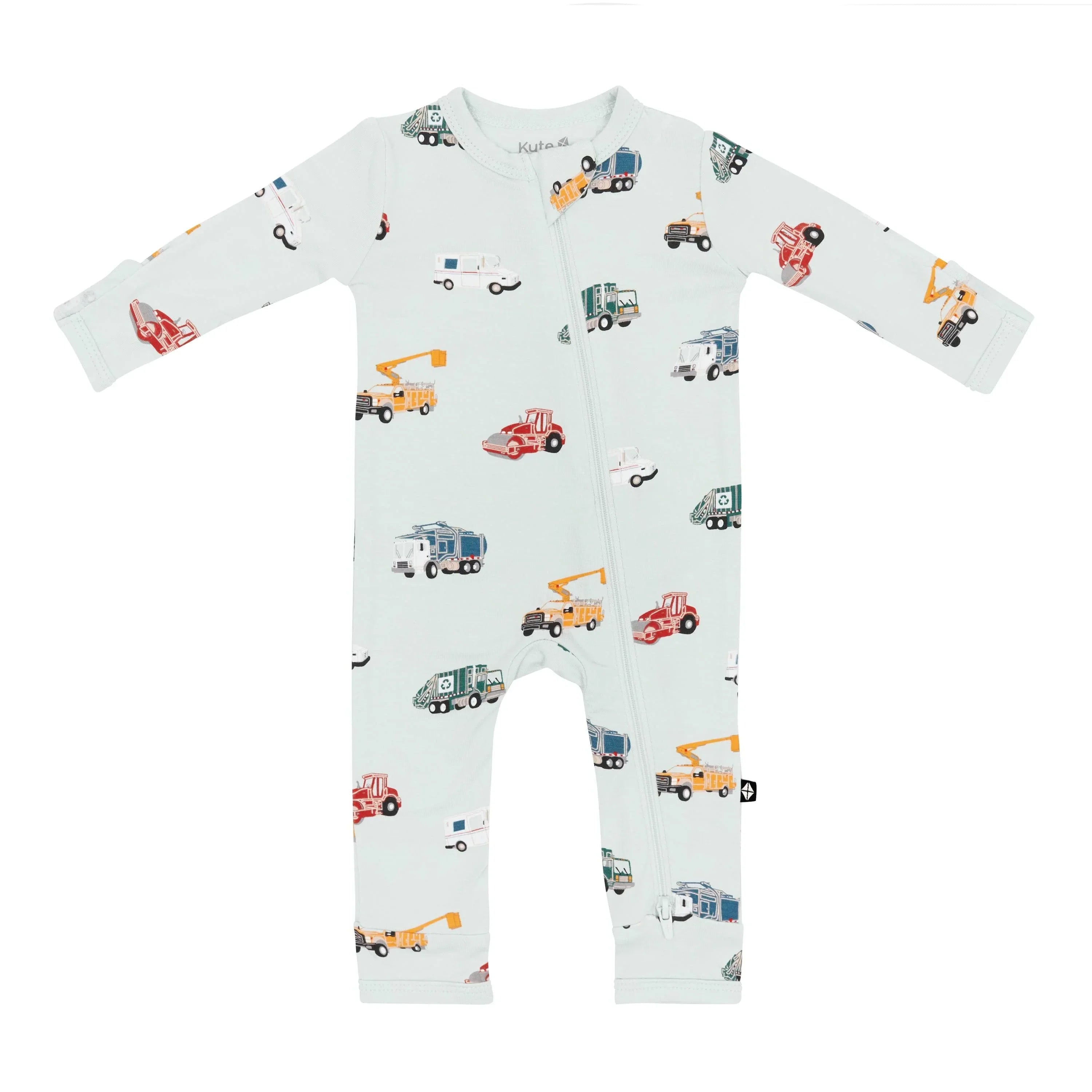 Zippered Romper in City Vehicles Secondary image