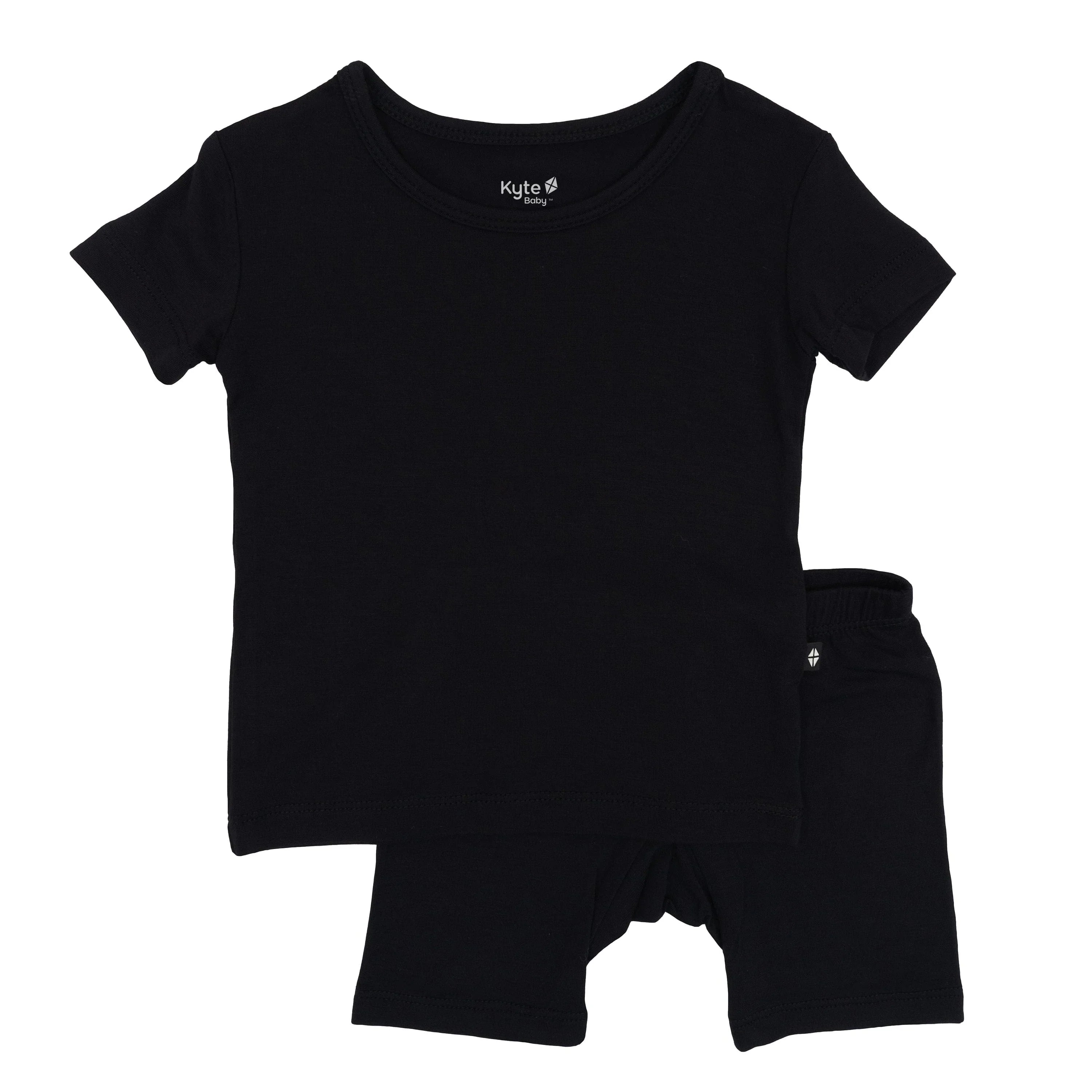 Short Sleeve Pajamas in Midnight Secondary image