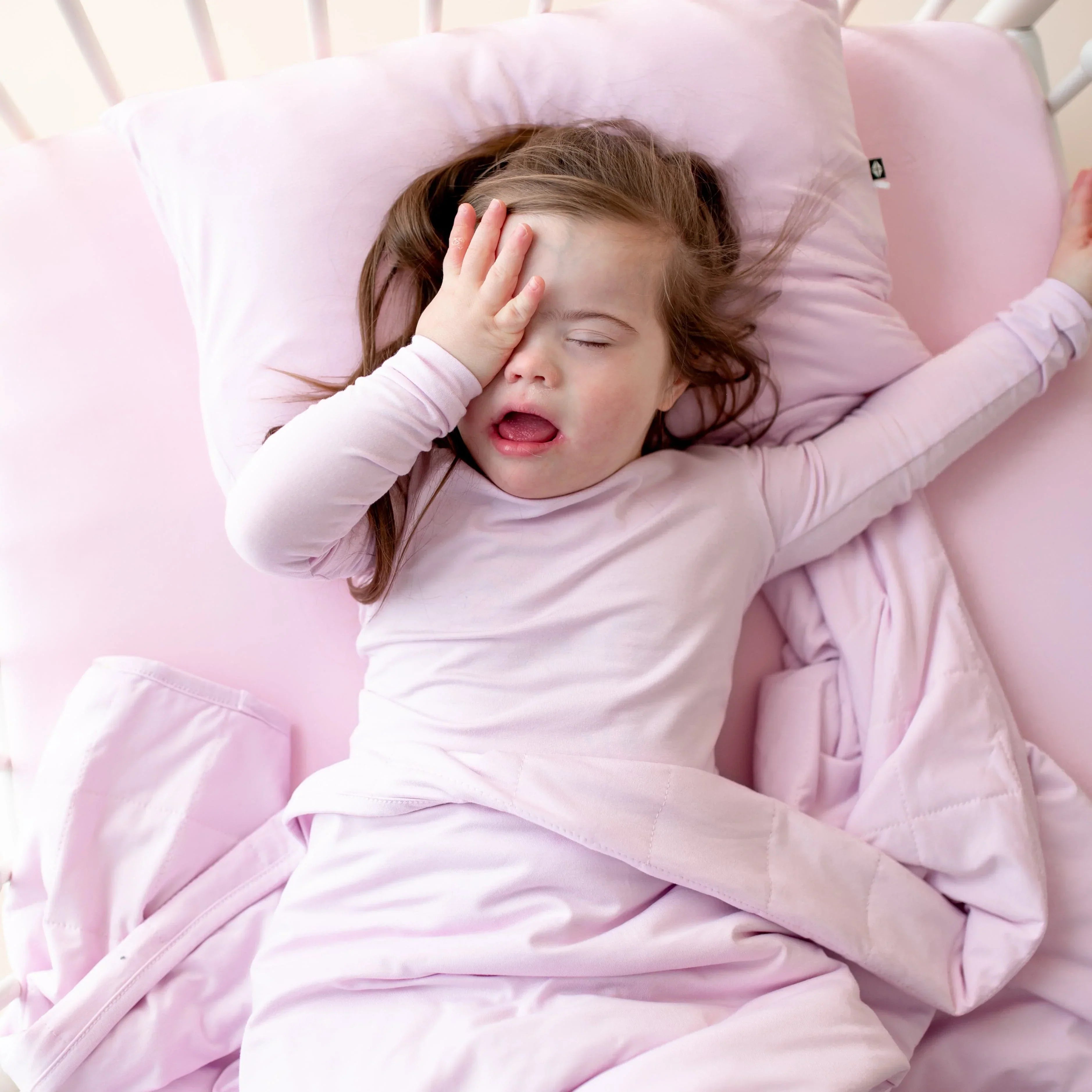 Toddler Pillowcase in Thistle Secondary image