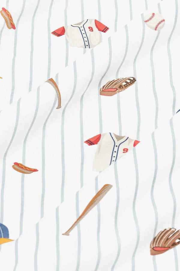 Women's Short Sleeve Pajama Set in Home Run