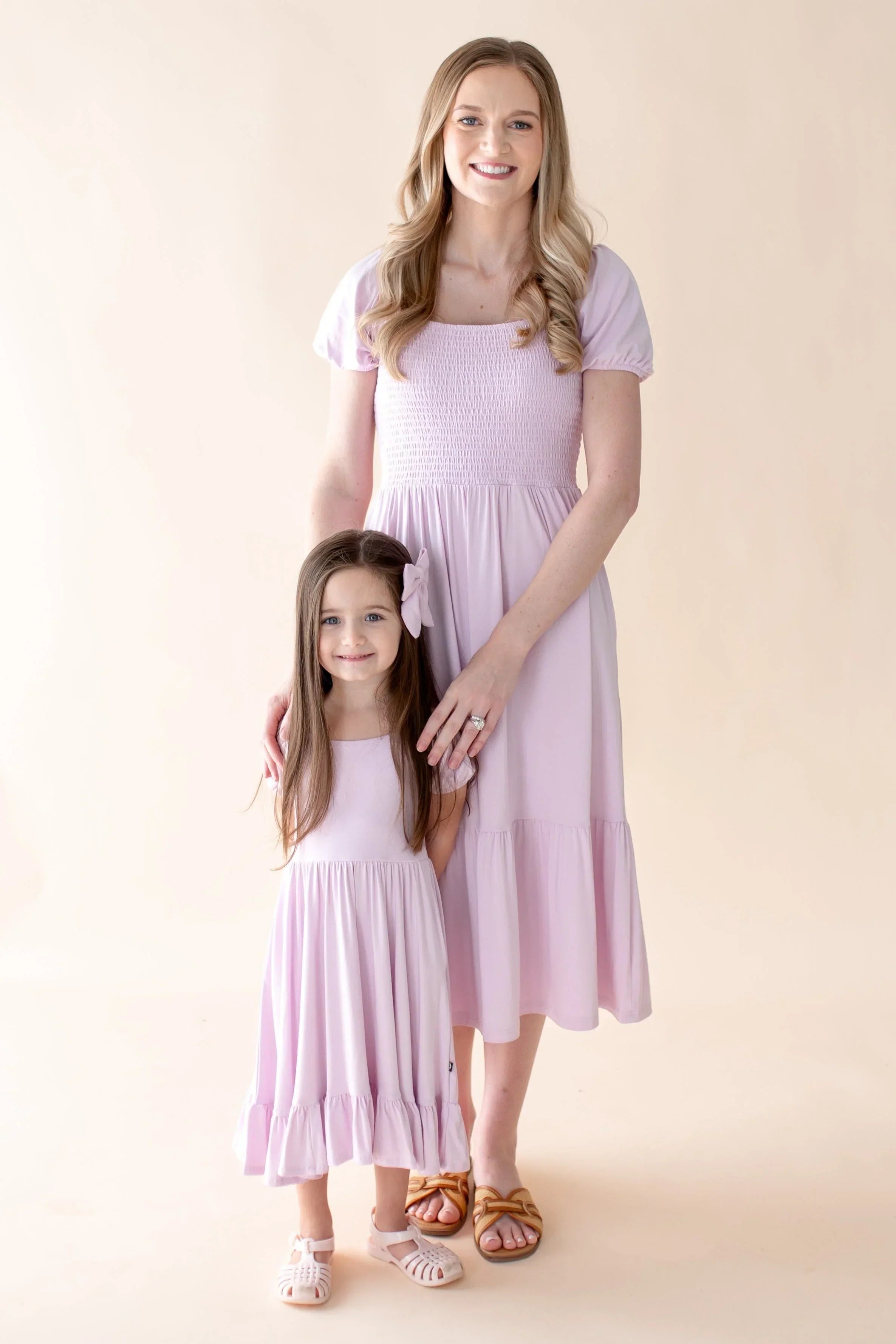 Women’s Smocked Dress in Thistle Secondary image