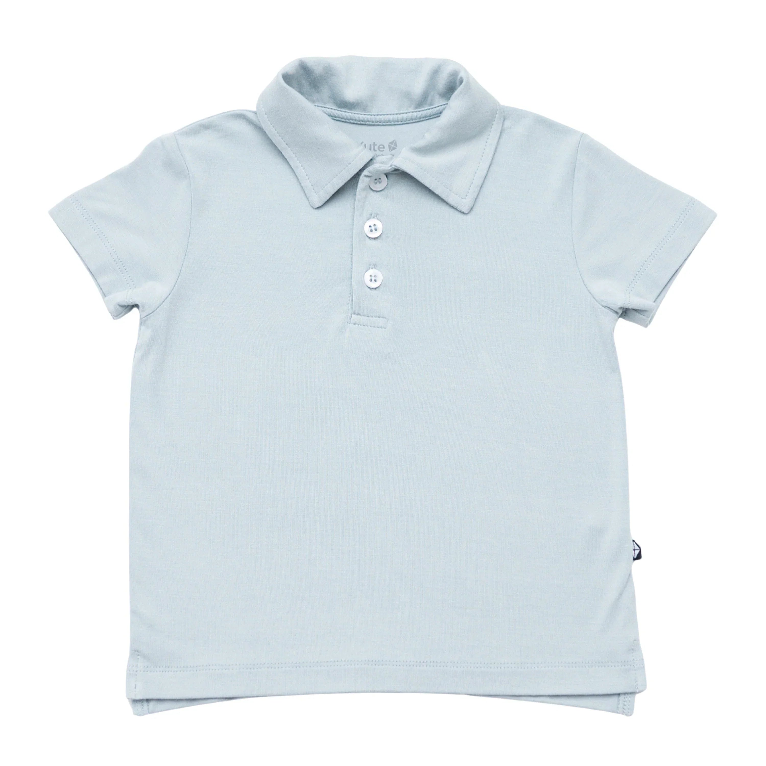 Toddler Short Sleeve Polo in Fog Secondary image