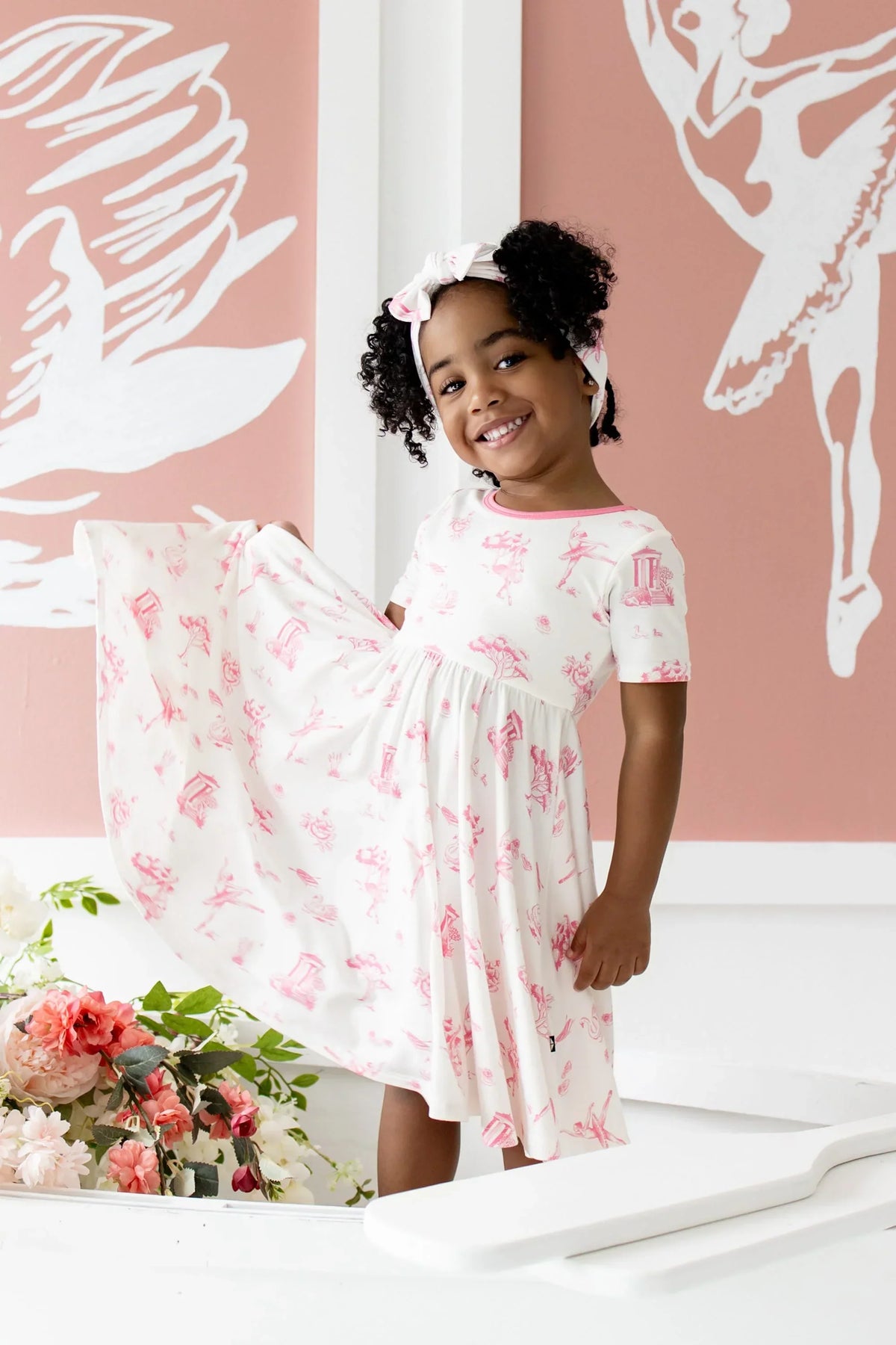 Twirl Dress in Toile Ballet Main image