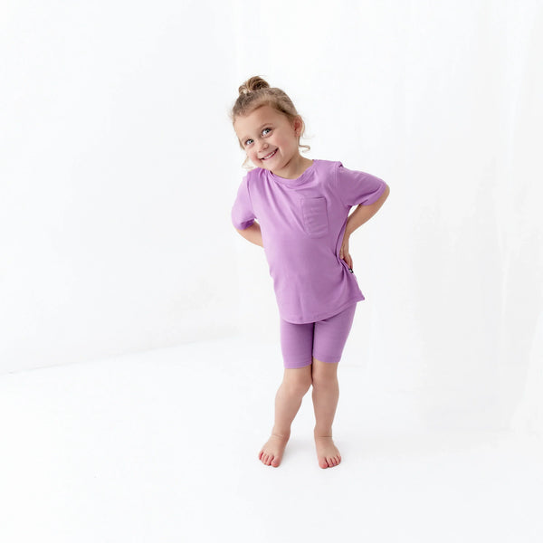 Toddler Crew Neck Tee in Poi