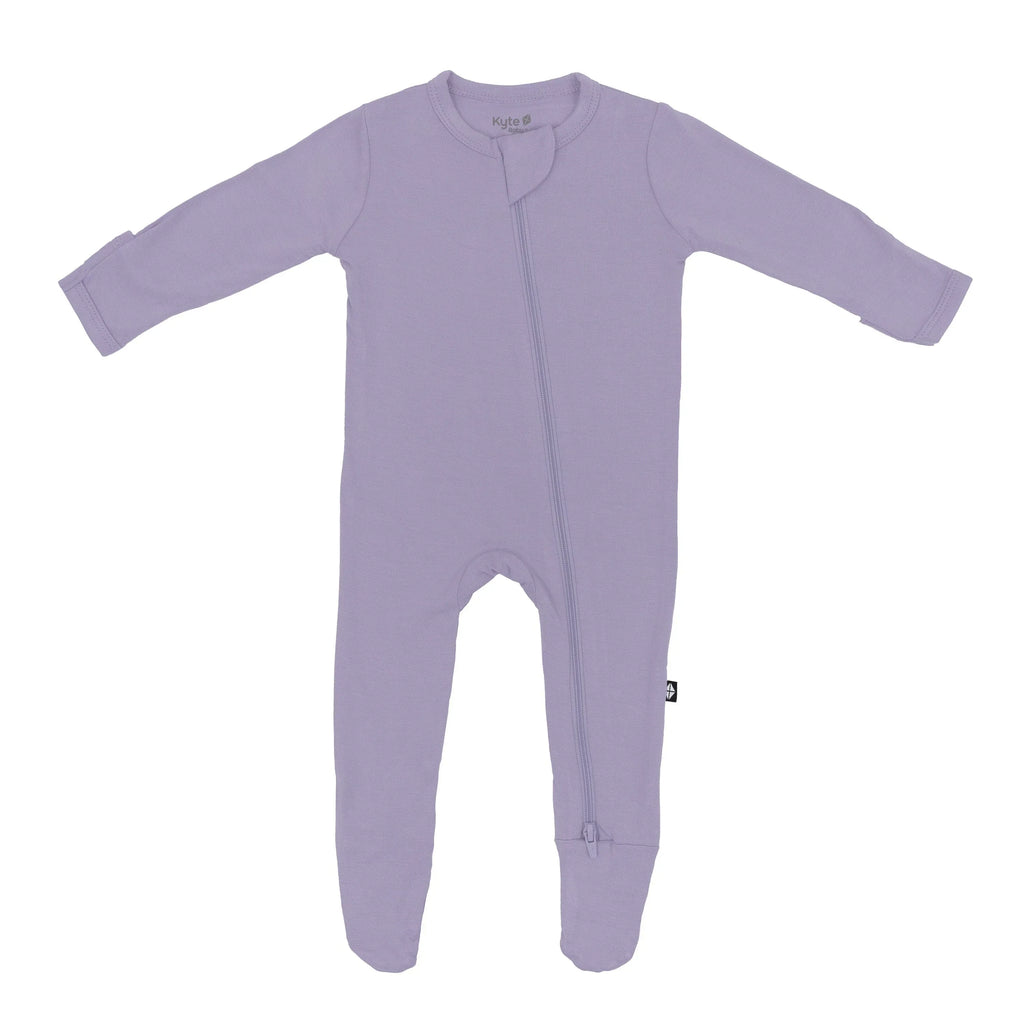 Zippered Footie in Taro