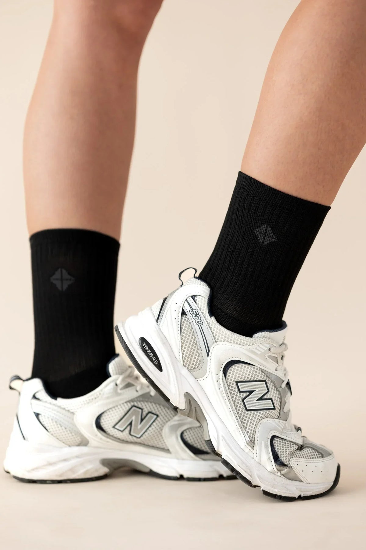 Adult Crew Socks in Midnight Main image