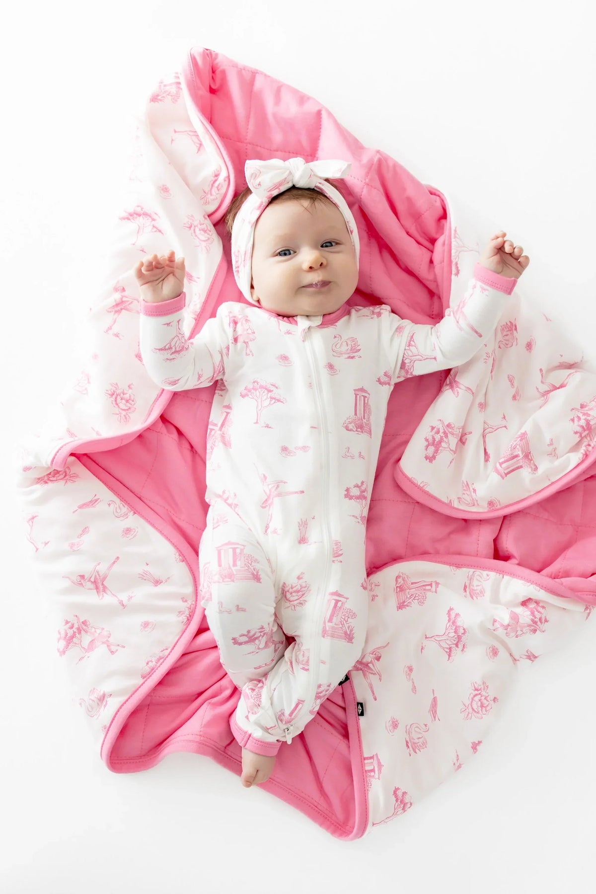 Baby Blanket in Toile Ballet Main image