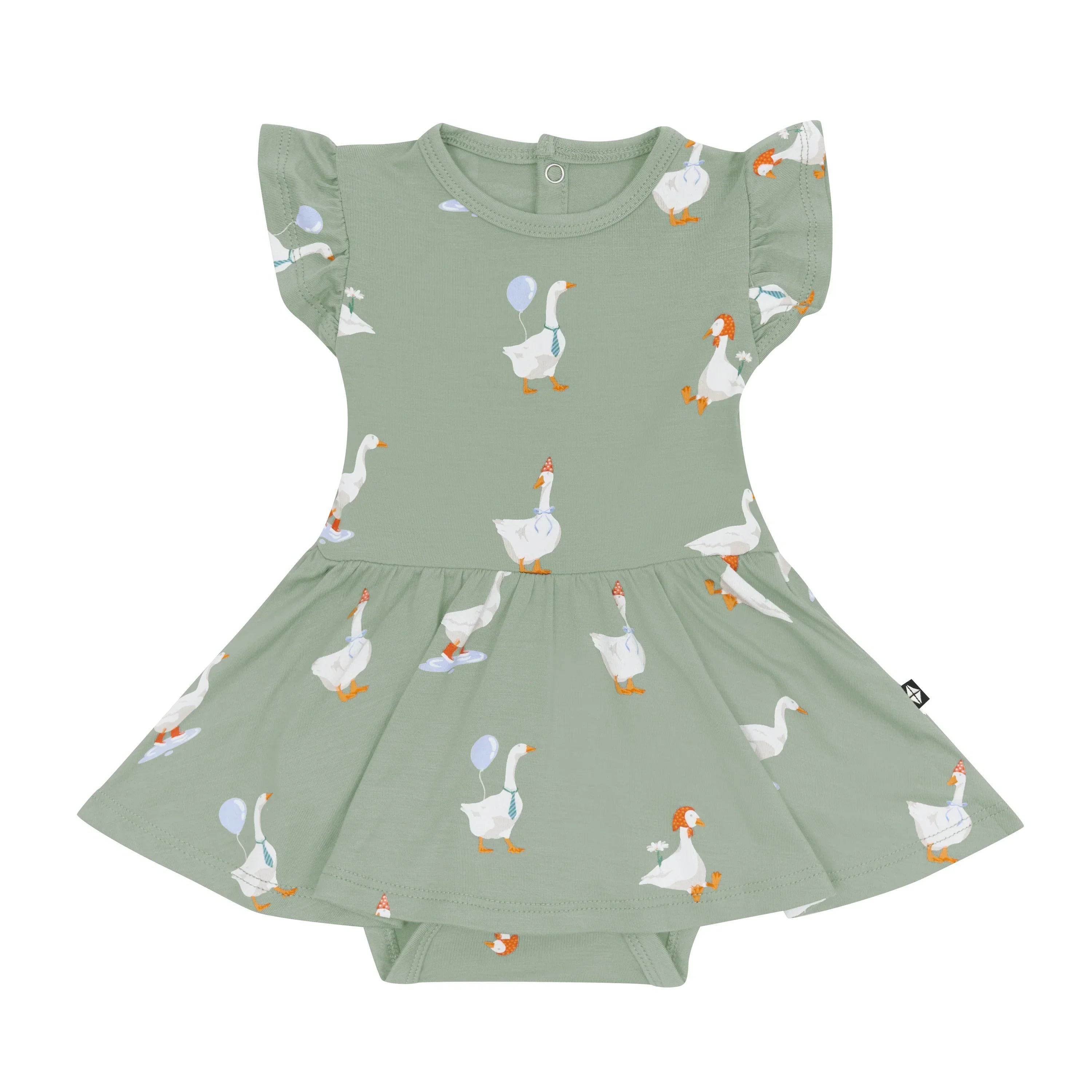 Twirl Bodysuit Dress in Silly Goose Secondary image