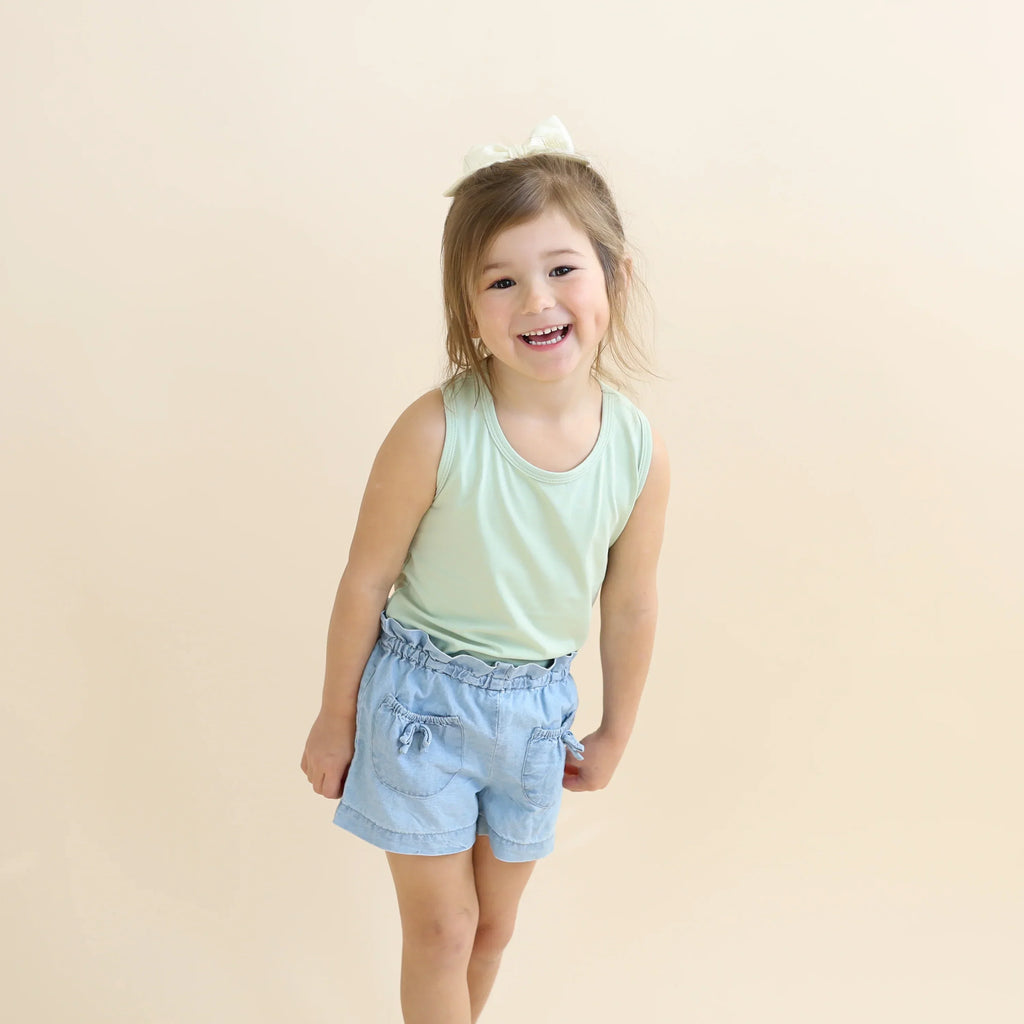 Toddler Tank Top in Basil