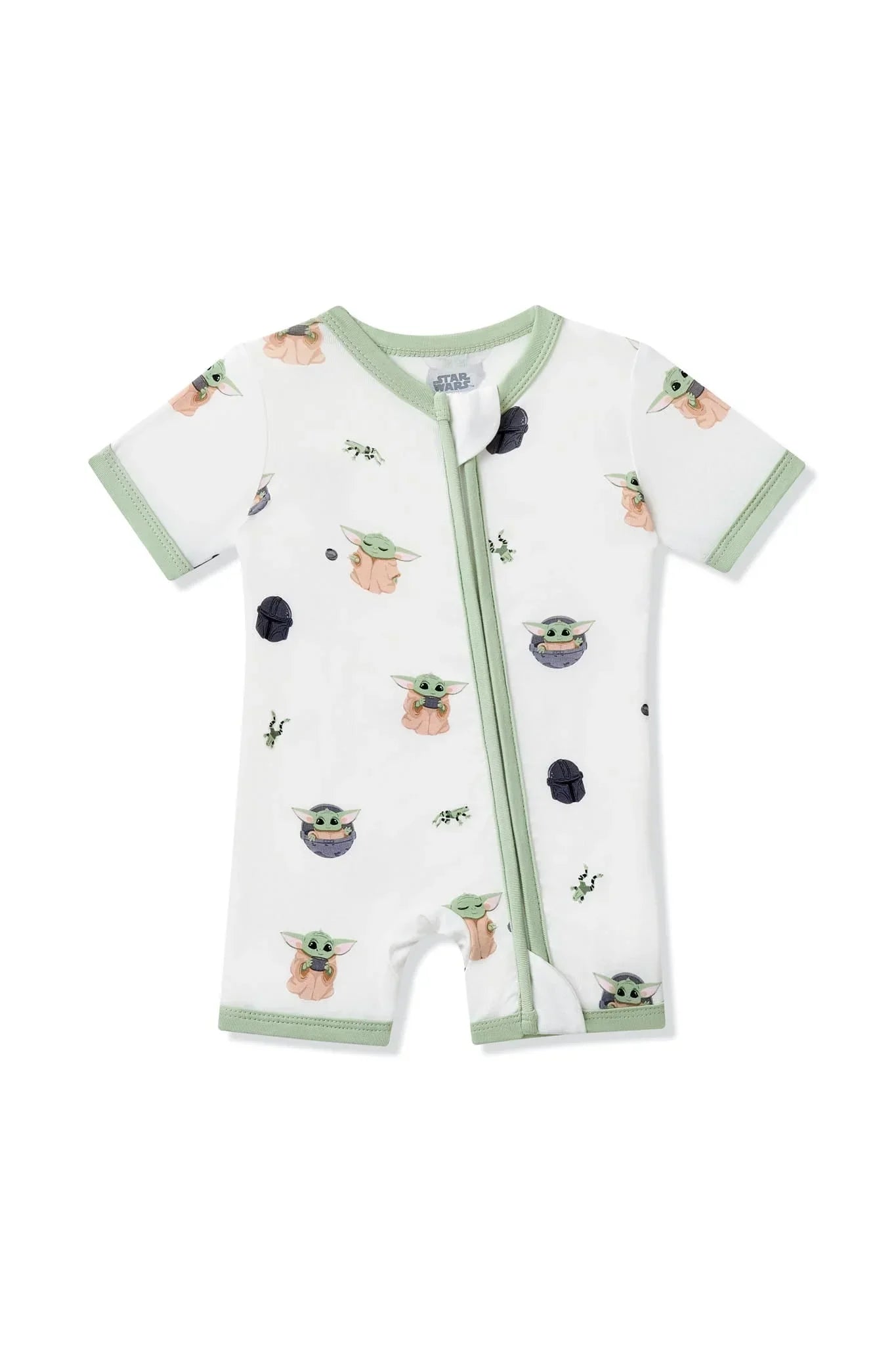 Zipper Shortall Romper in Grogu™ Secondary image