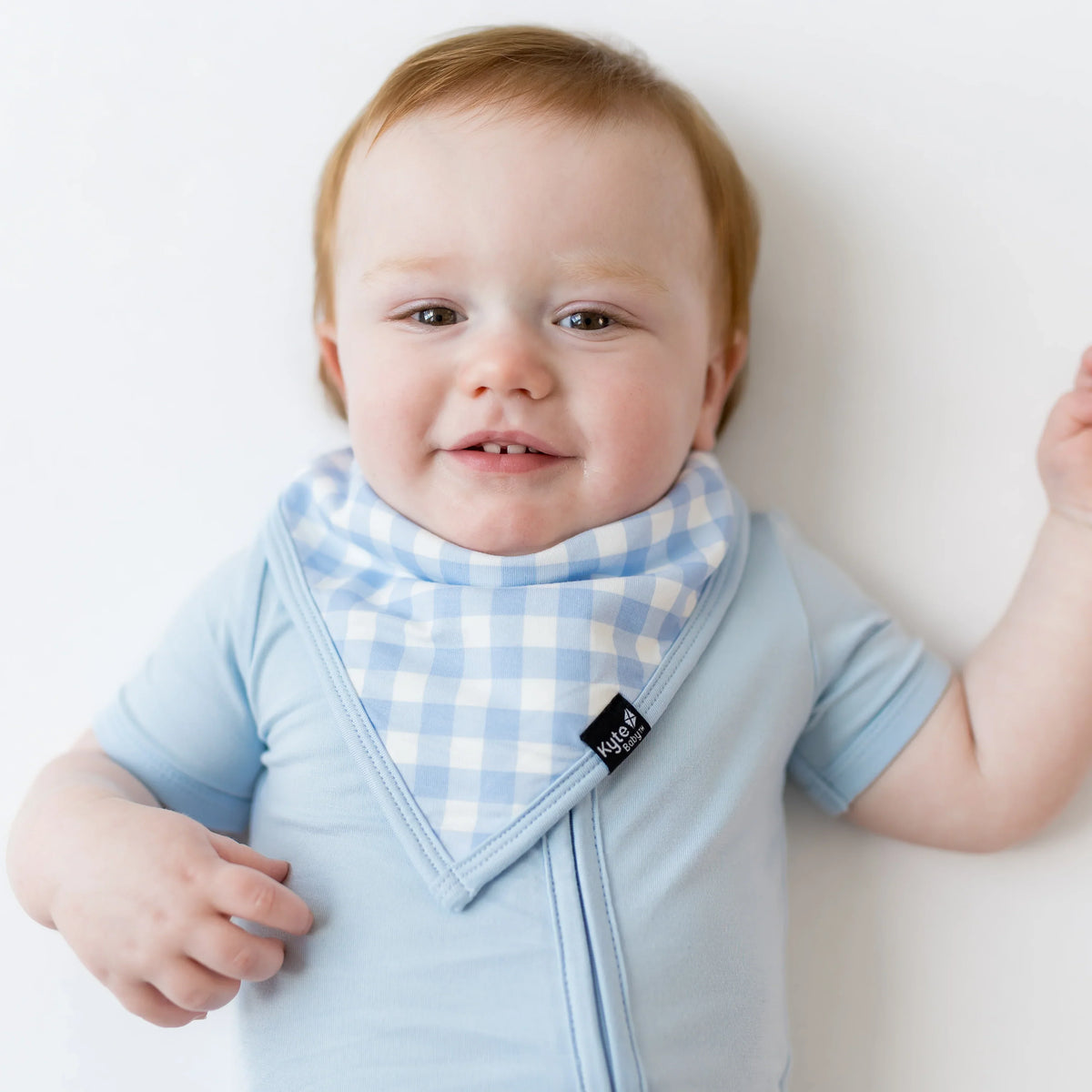 Bib in Gingham Breeze Main image