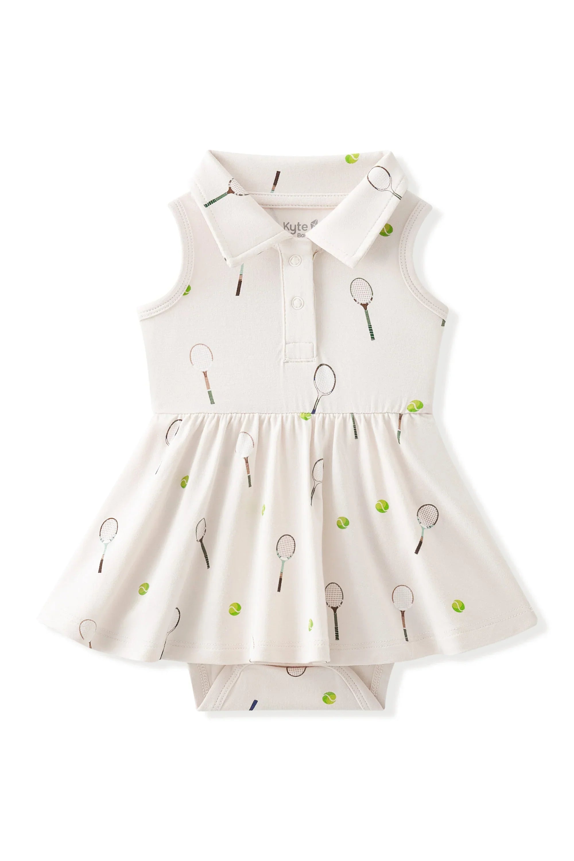 Polo Bodysuit Dress in Tennis Secondary image