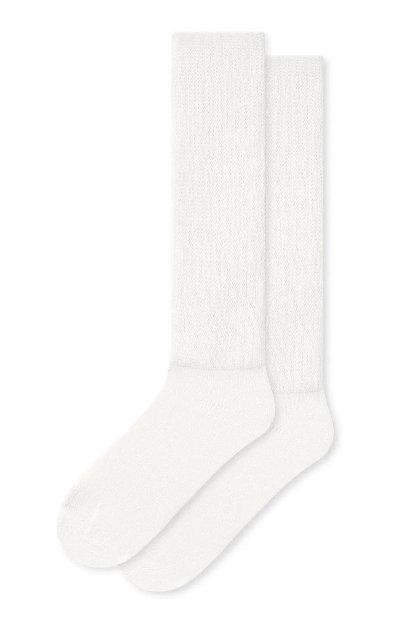 Adult Scrunch Socks in Cloud Secondary image