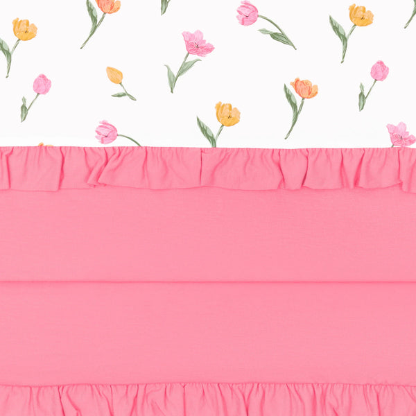 Ruffle Toddler Blanket in Tulip 0.5