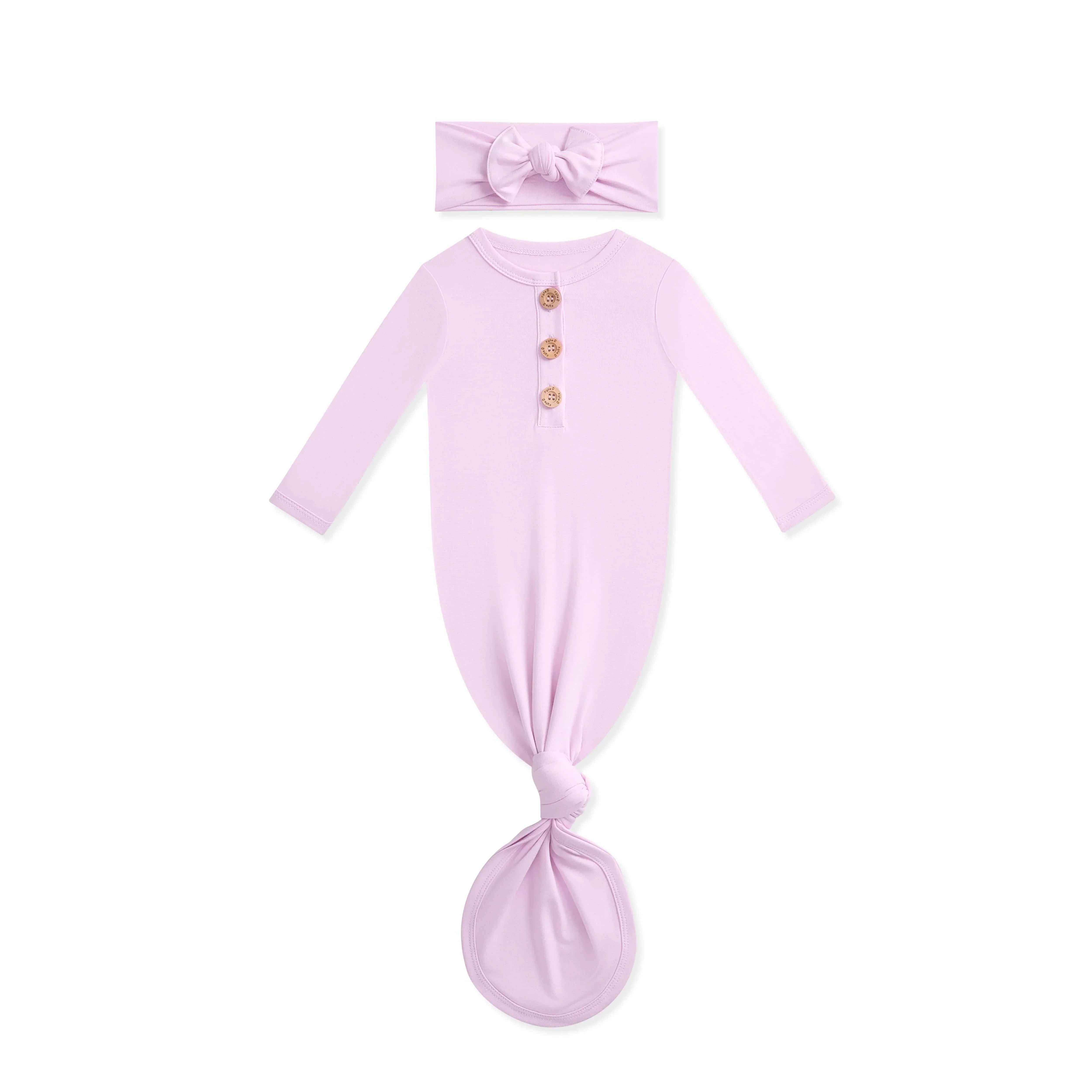 Knotted Gown with Bow Set in Thistle Secondary image