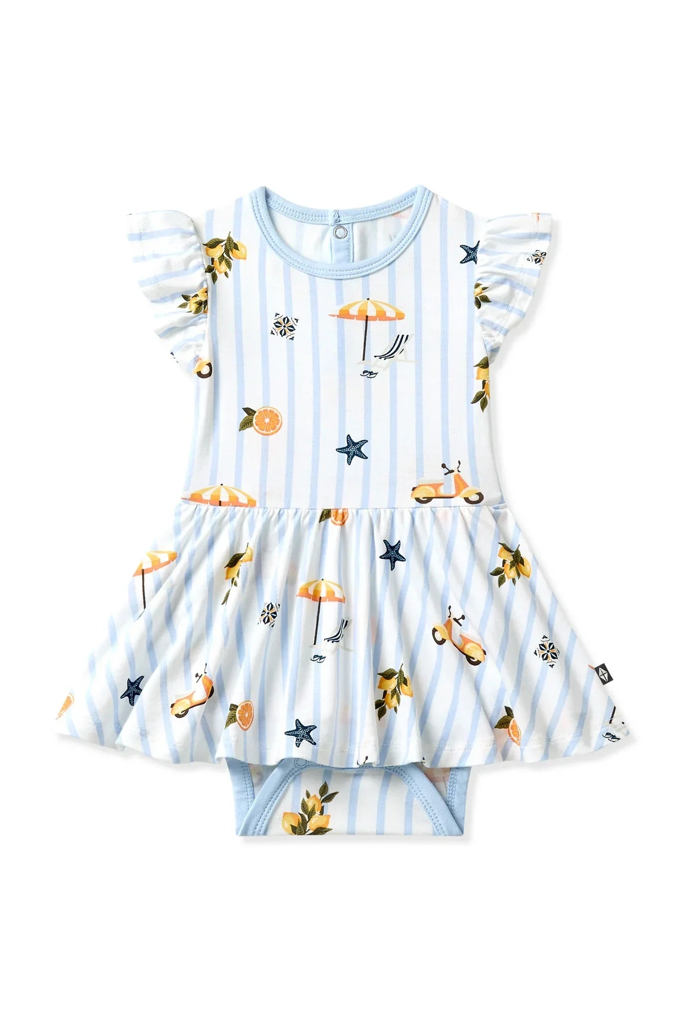 Twirl Bodysuit Dress in Amalfi Coast Secondary image