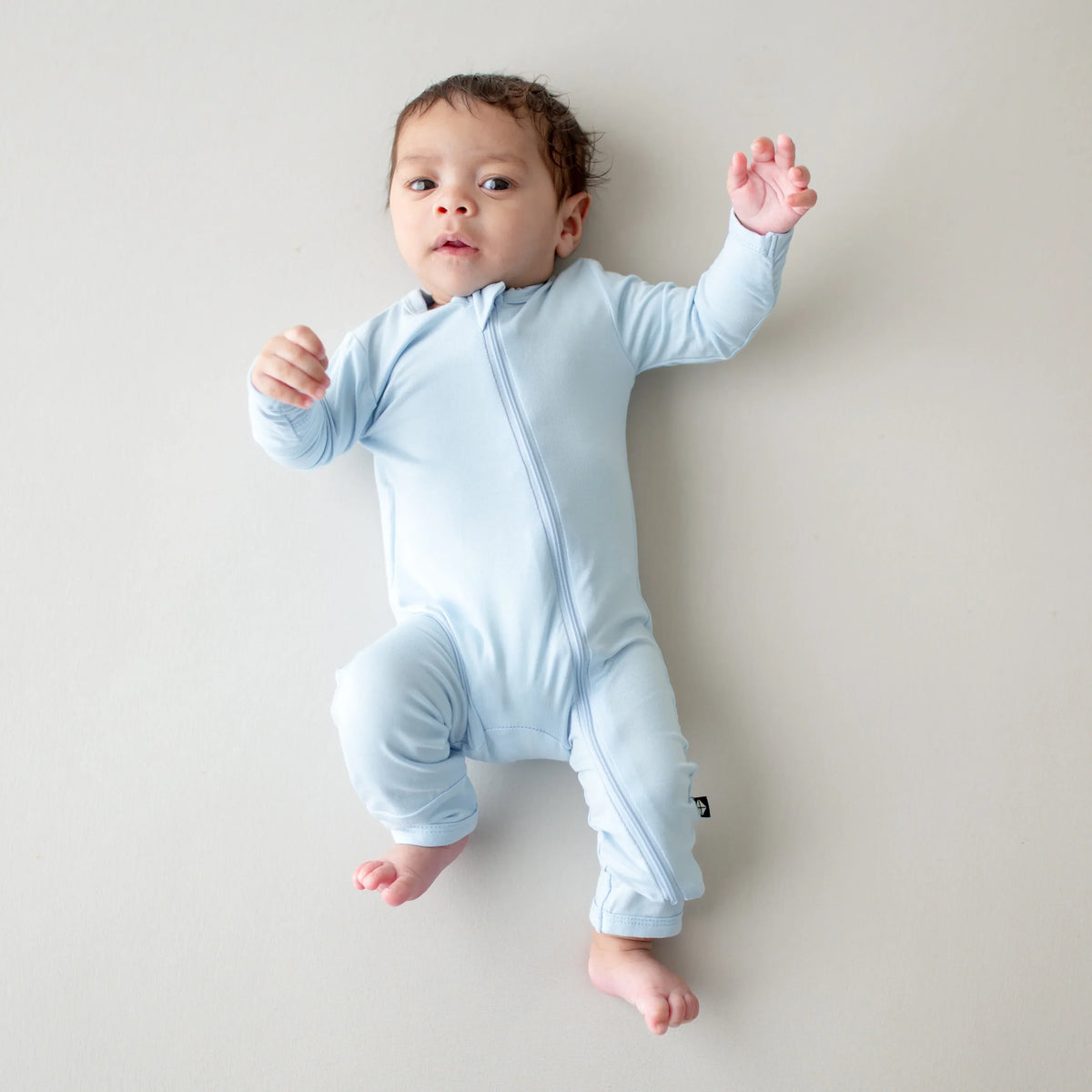Zippered Romper in Breeze Main image