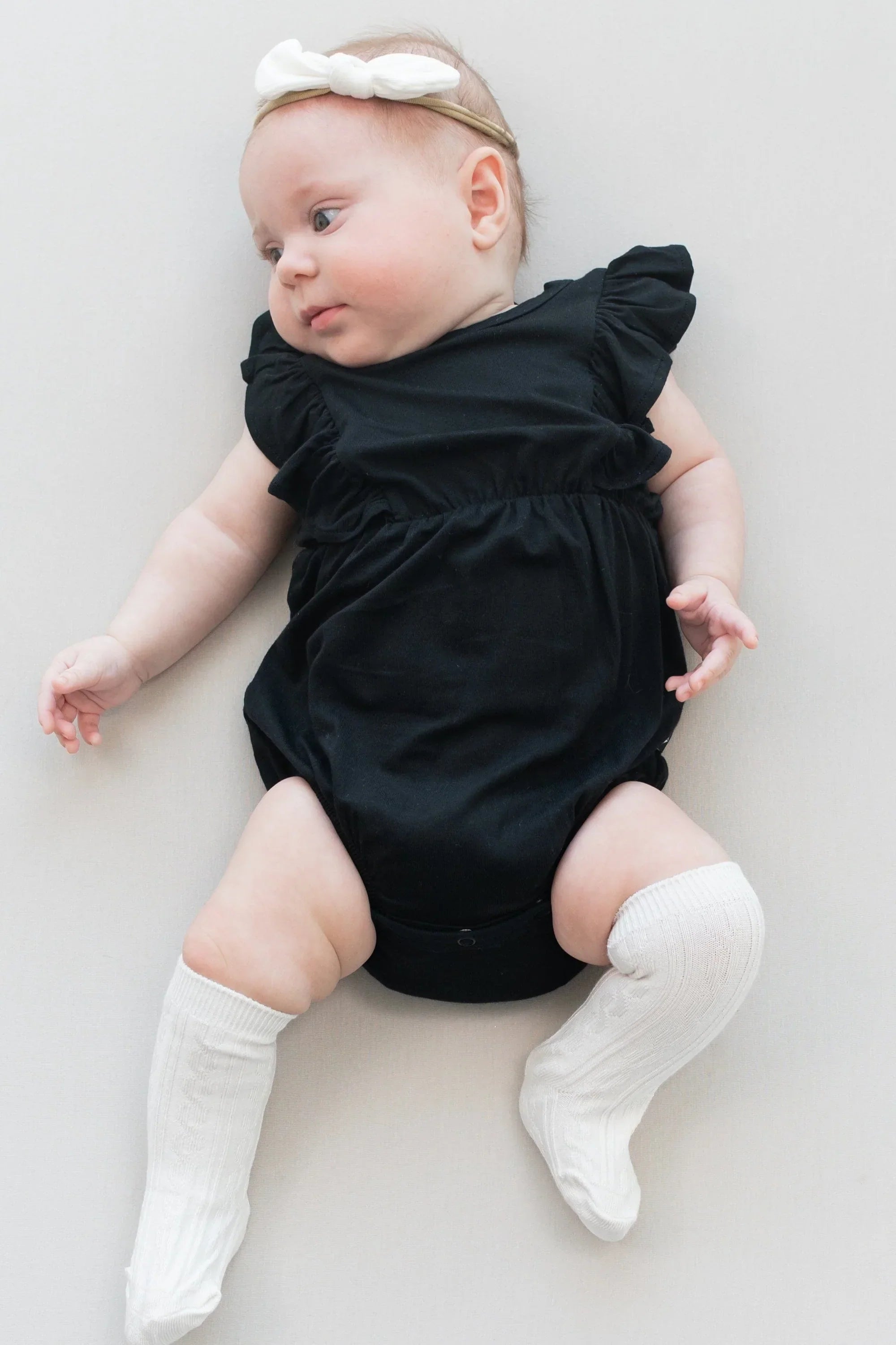 Knee High Socks in Oat Secondary image