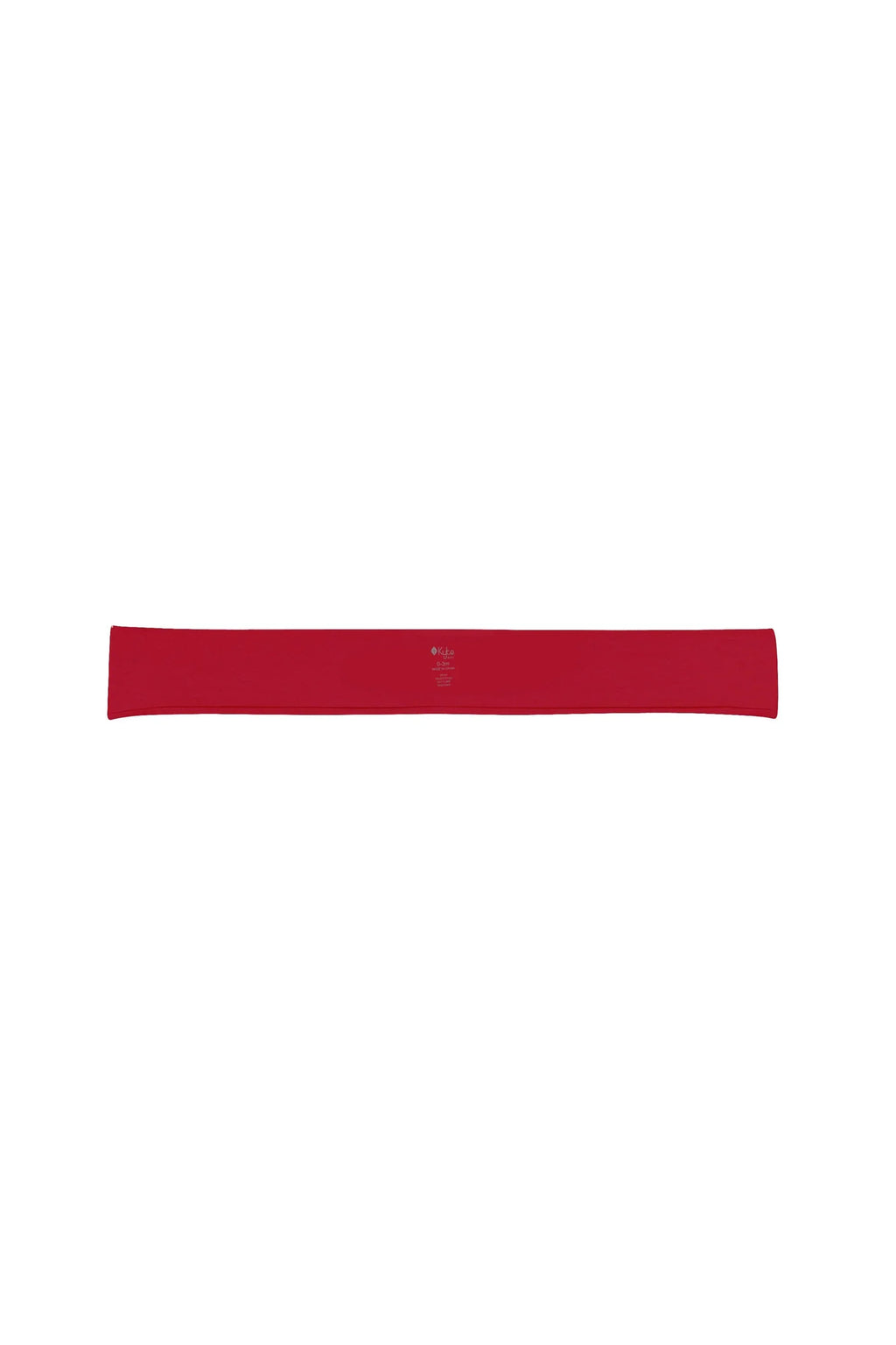 Knotted Bow Headband in Cardinal