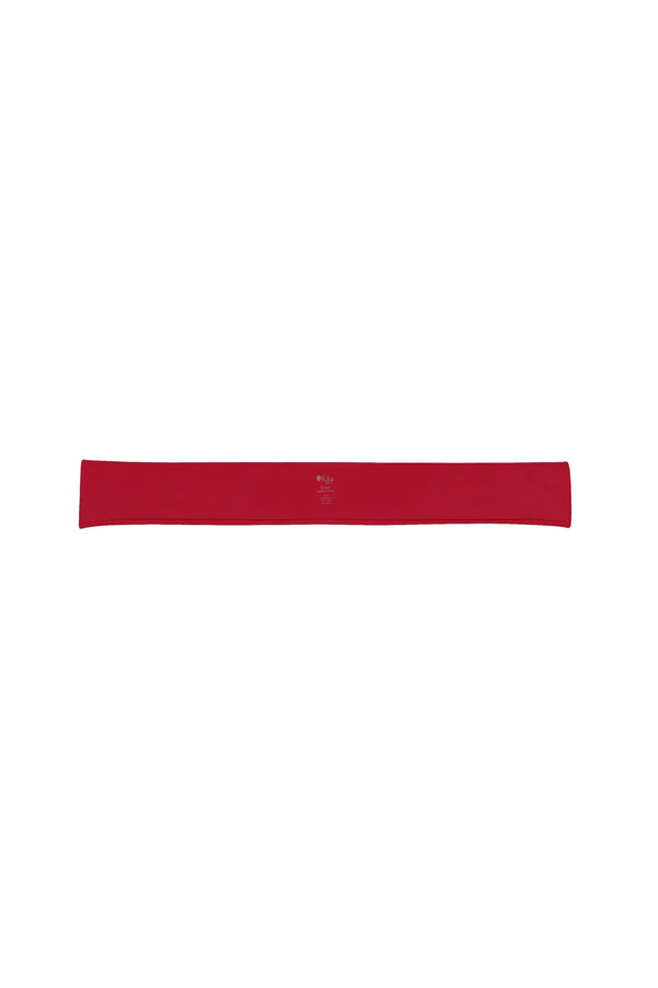 Knotted Bow Headband in Cardinal