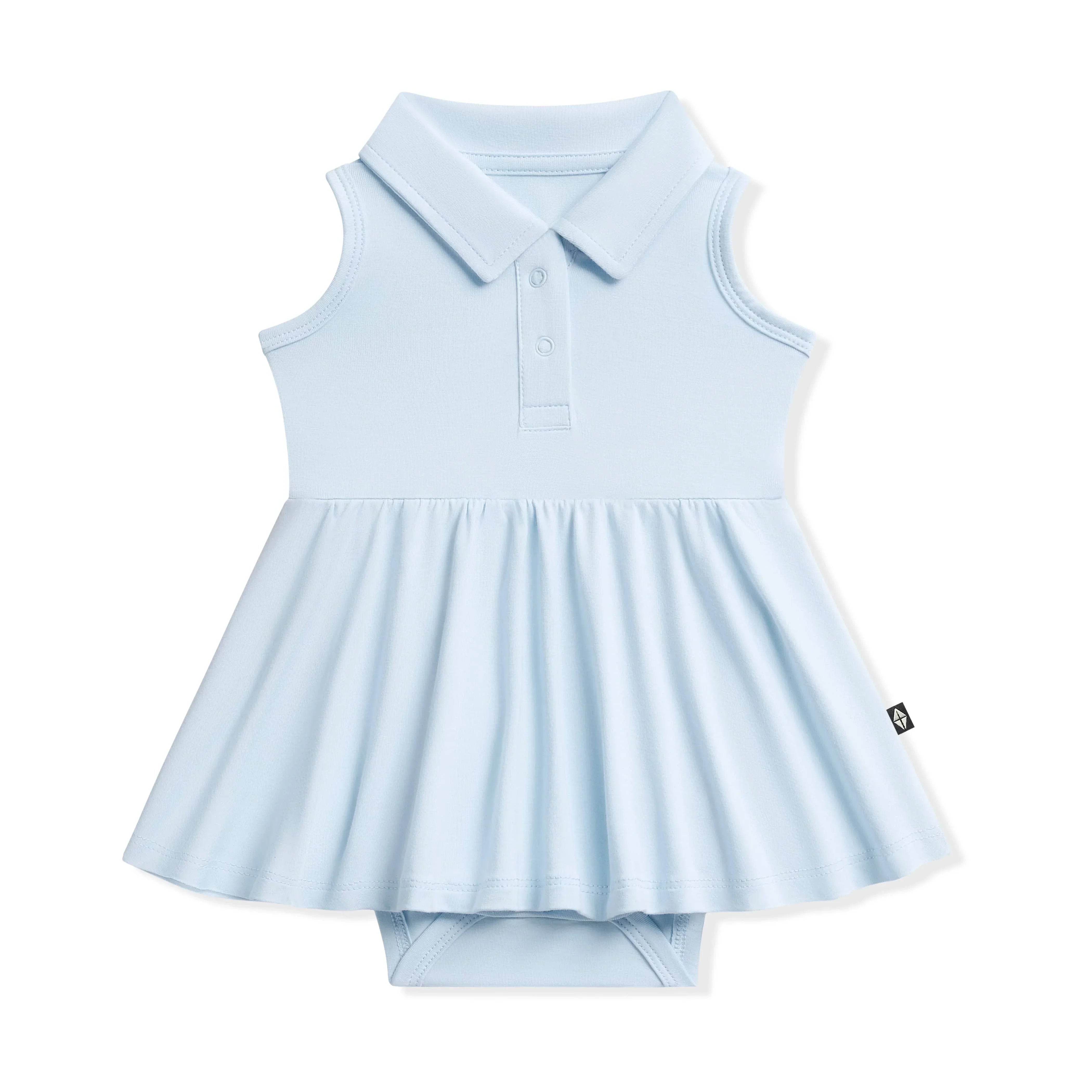 Polo Bodysuit Dress in Breeze Secondary image