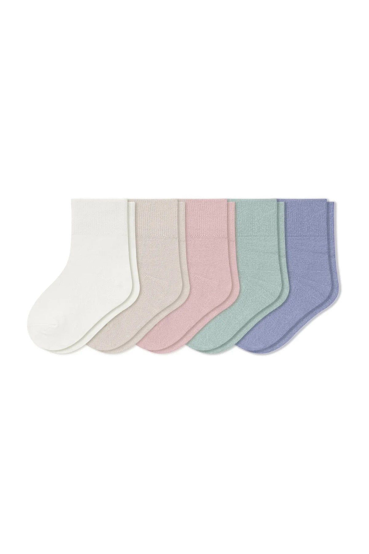 Quarter Socks Combo 5-Pack in Pastel Main image